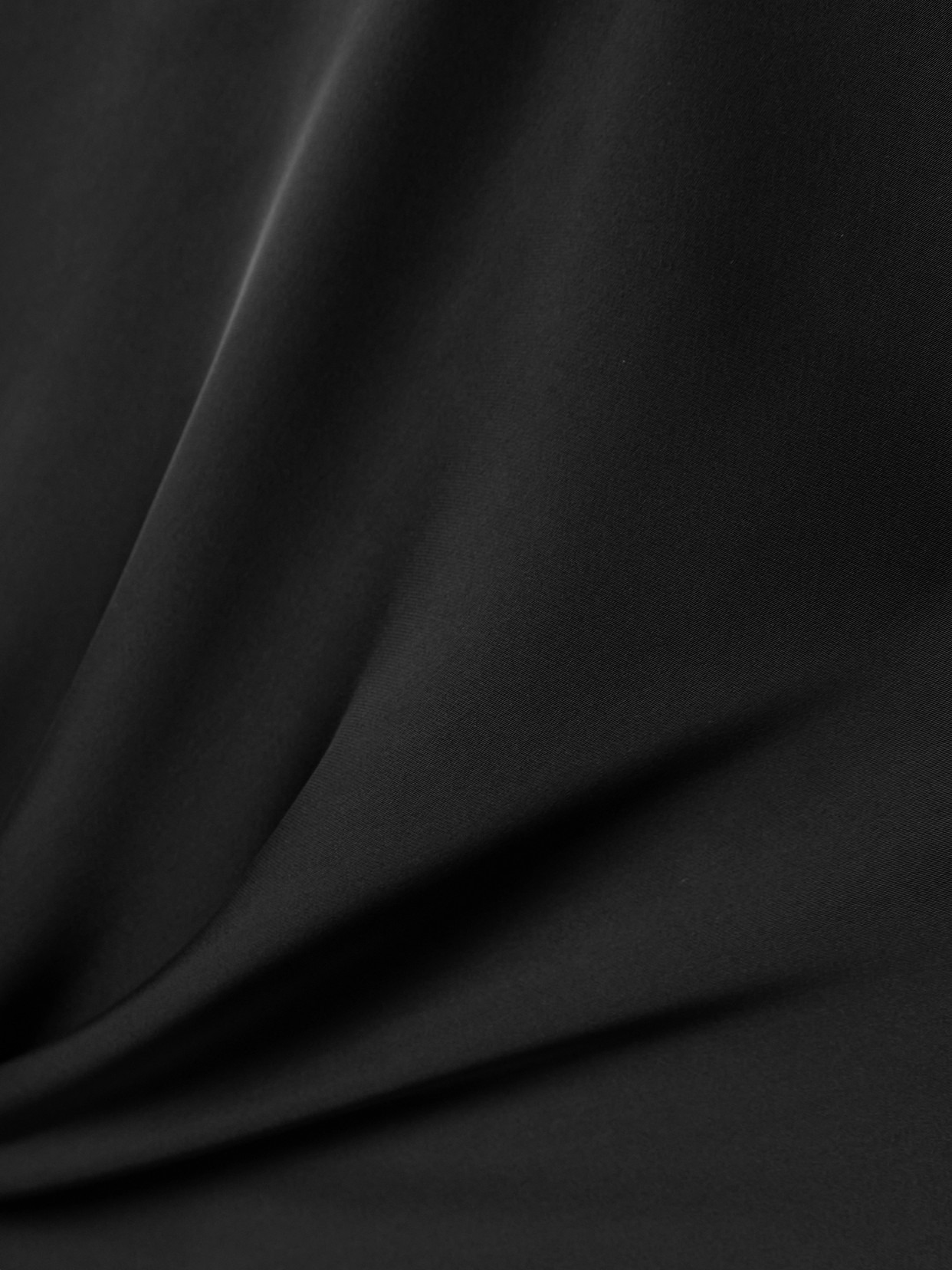 Maria Draped Satin Gown - 4