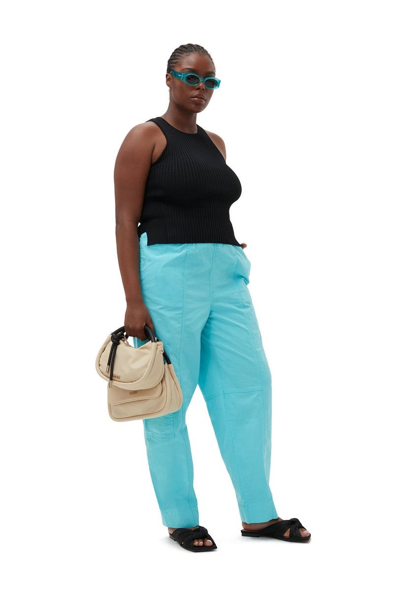 BLACK SLEEVELESS MELANGE TOP 6
