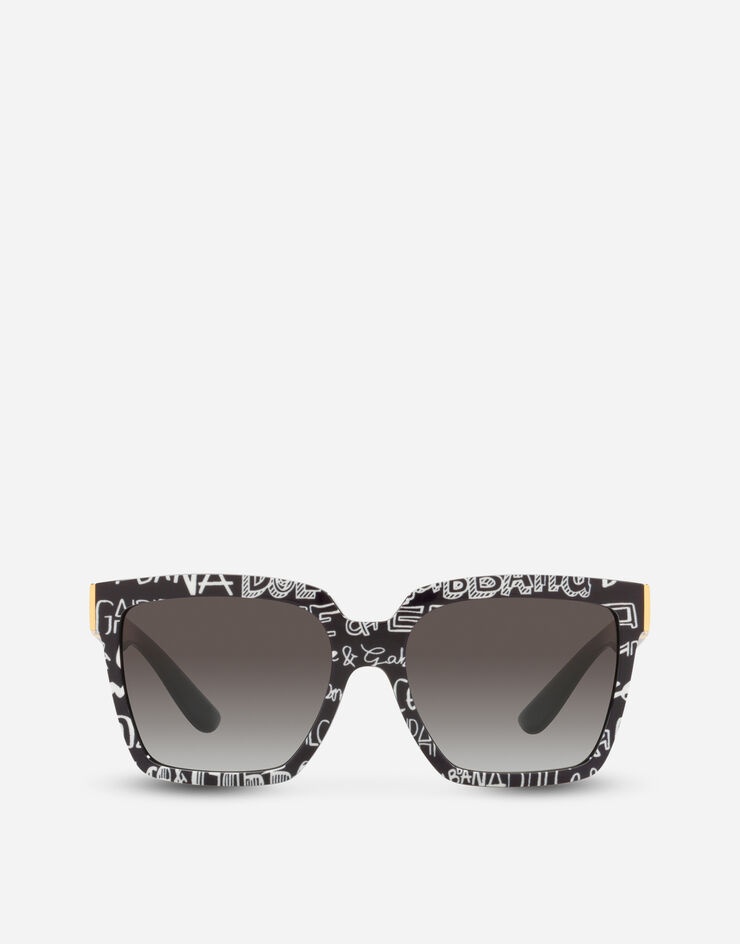 Modern print sunglasses - 1