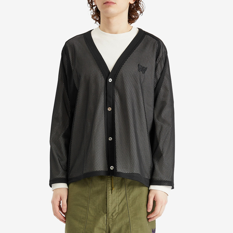 Needles Mesh V-Neck Cardigan 2