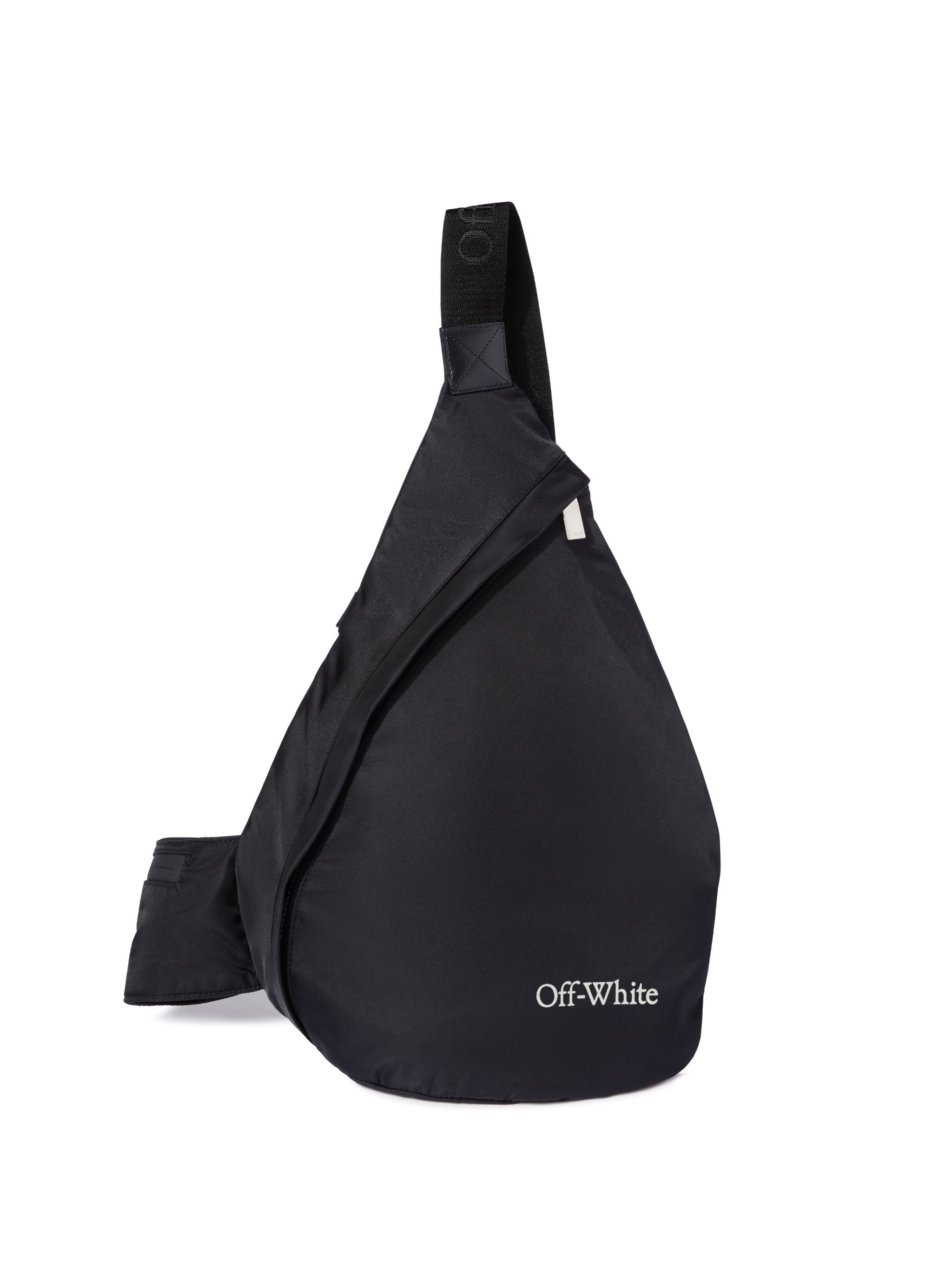 Black Nylon Outdoor Slingbag - 1