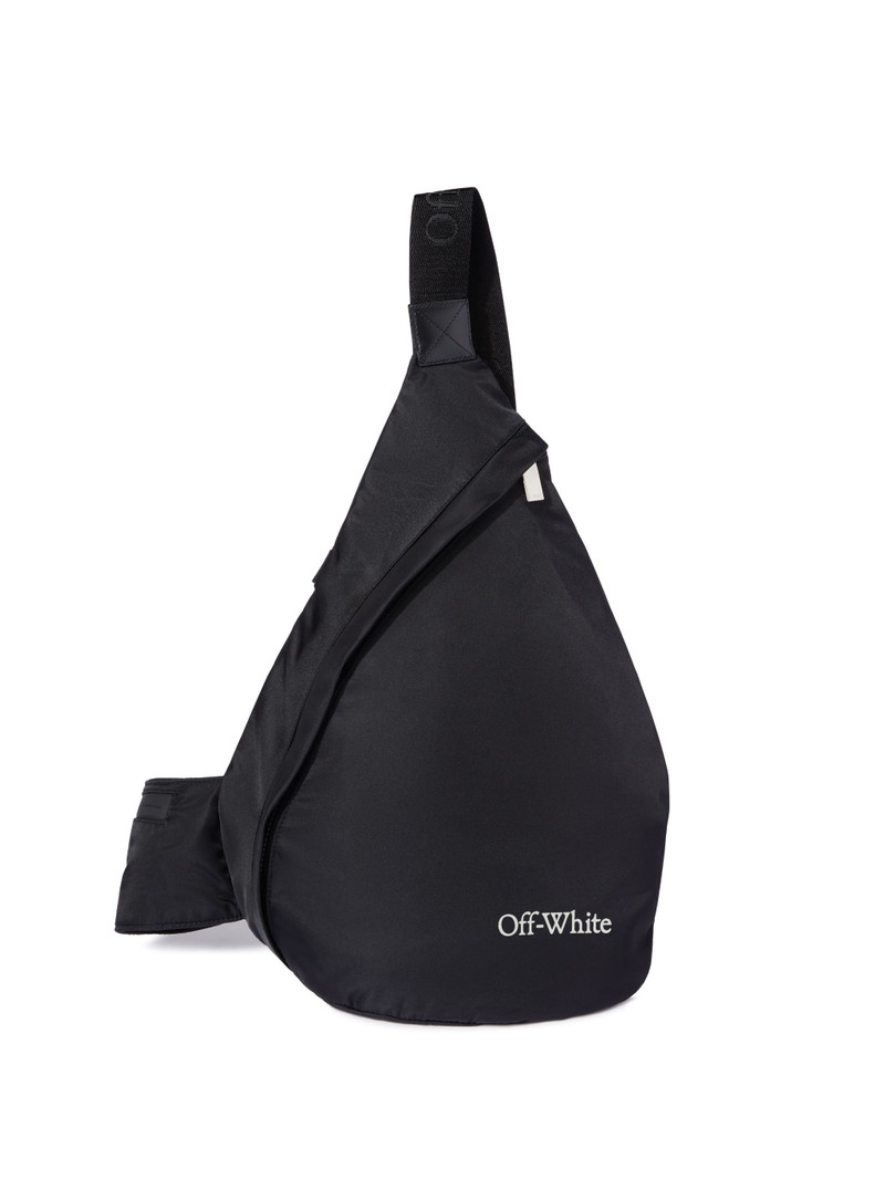 Black Nylon Outdoor Slingbag 1