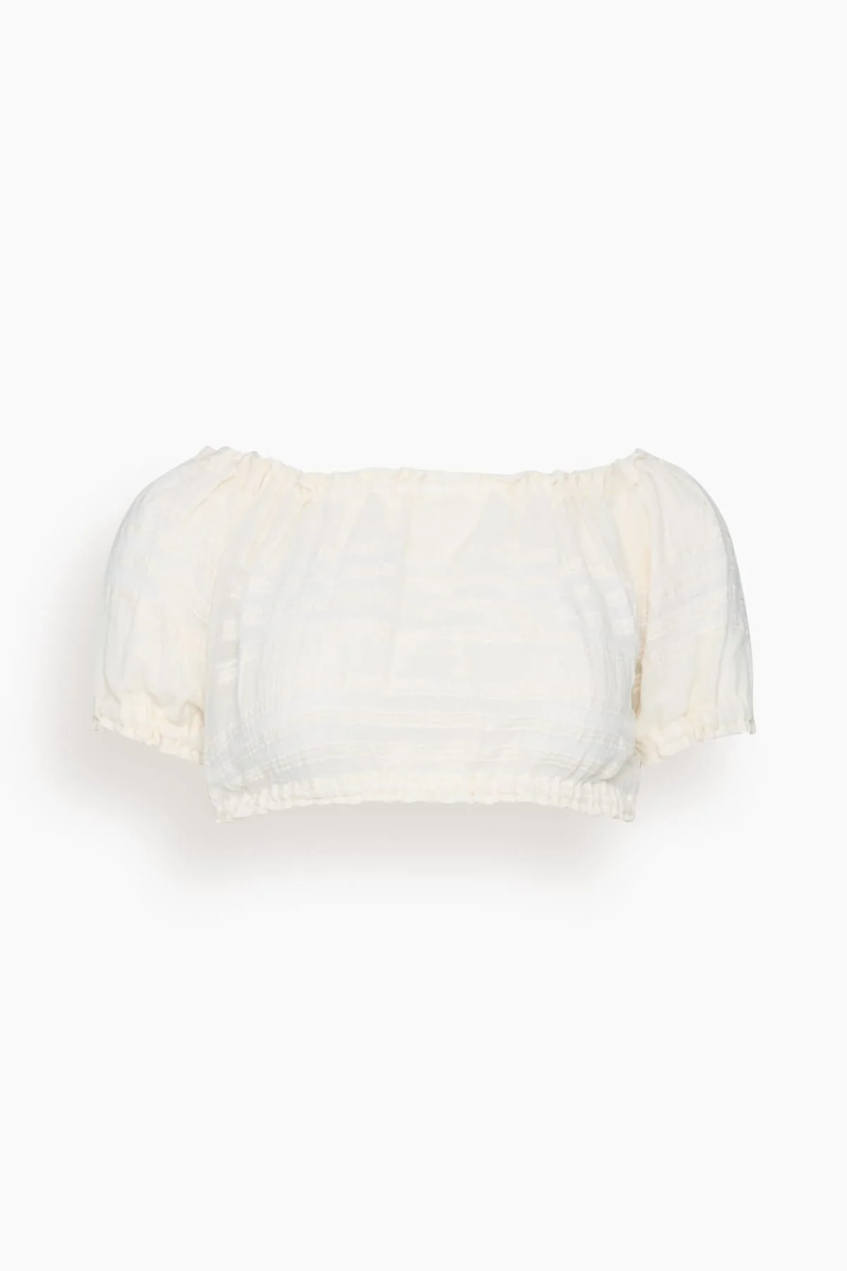Sosi Pouf Top in Lacee Cream - 1