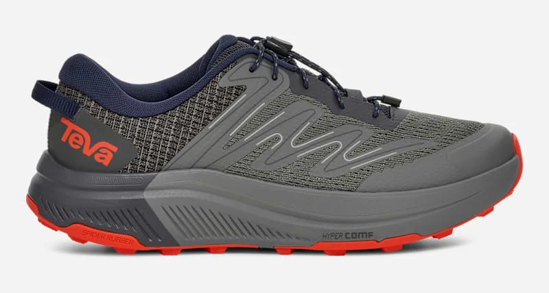 Men's Hurricane Trailsetter Trail Running Shoe in Grey/Navy - 1