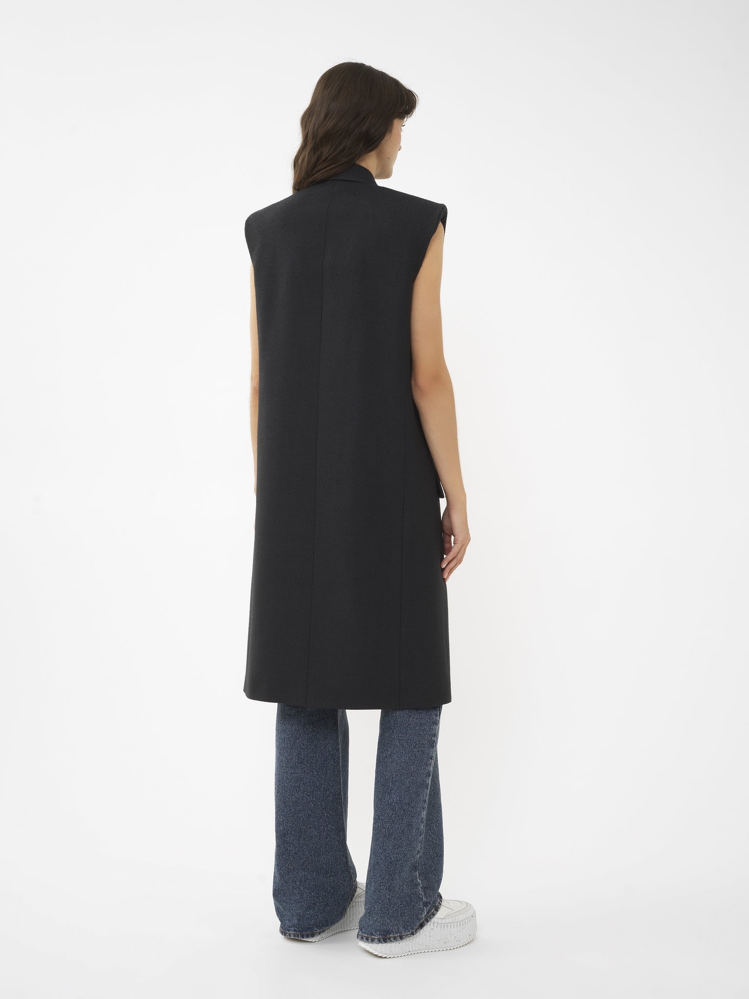 SLEEVELESS COAT - 5