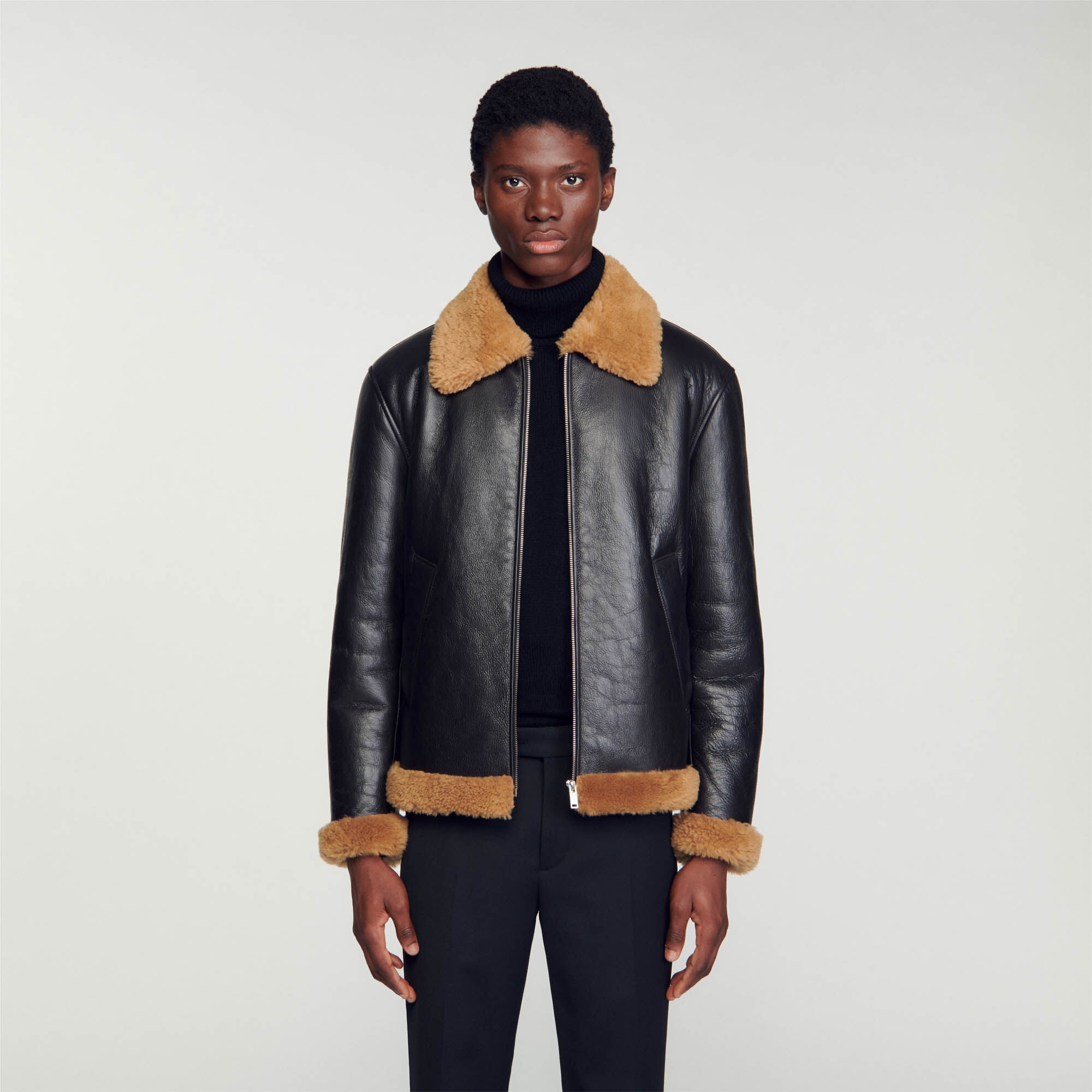 OVERSIZED SHEARLING JACKET - 5