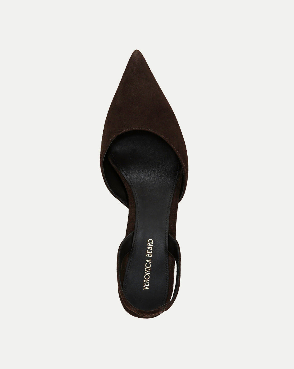 CAROLINE SUEDE SLINGBACK PUMP - 3