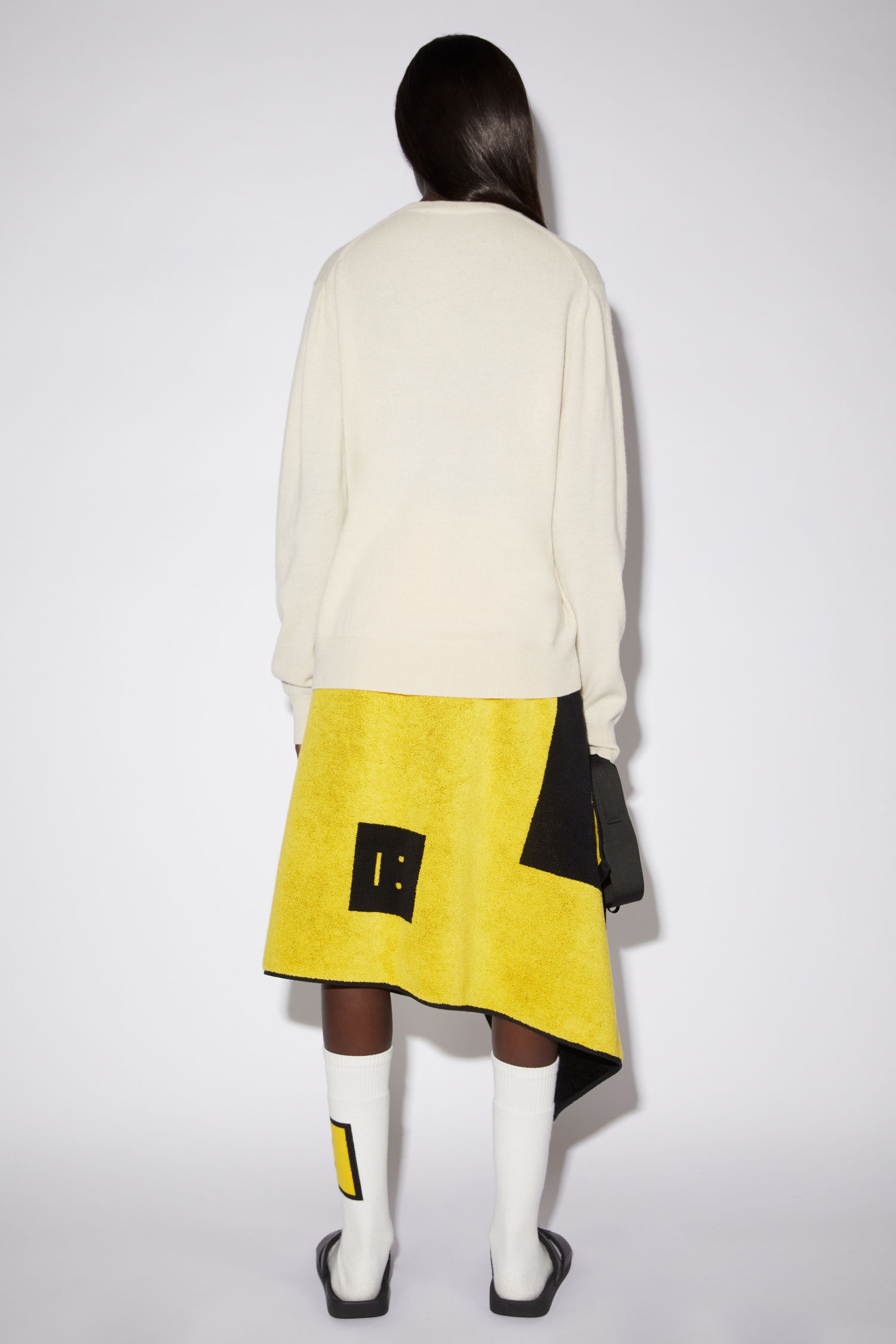 Crew neck sweater - Cream beige - 3