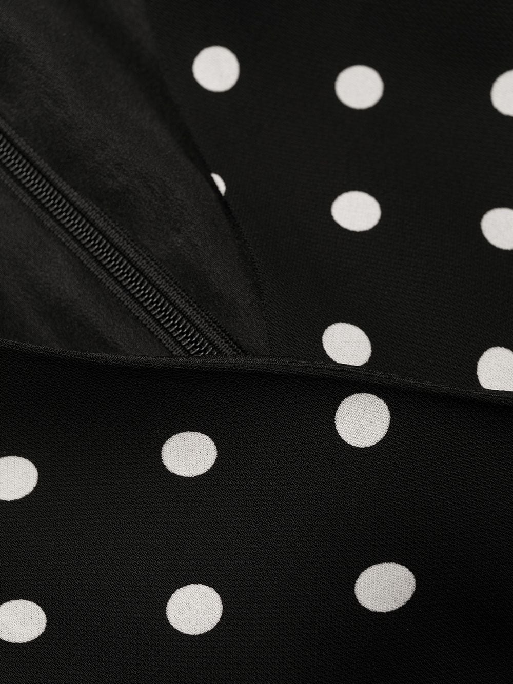 polka-dot wrap dress - 7