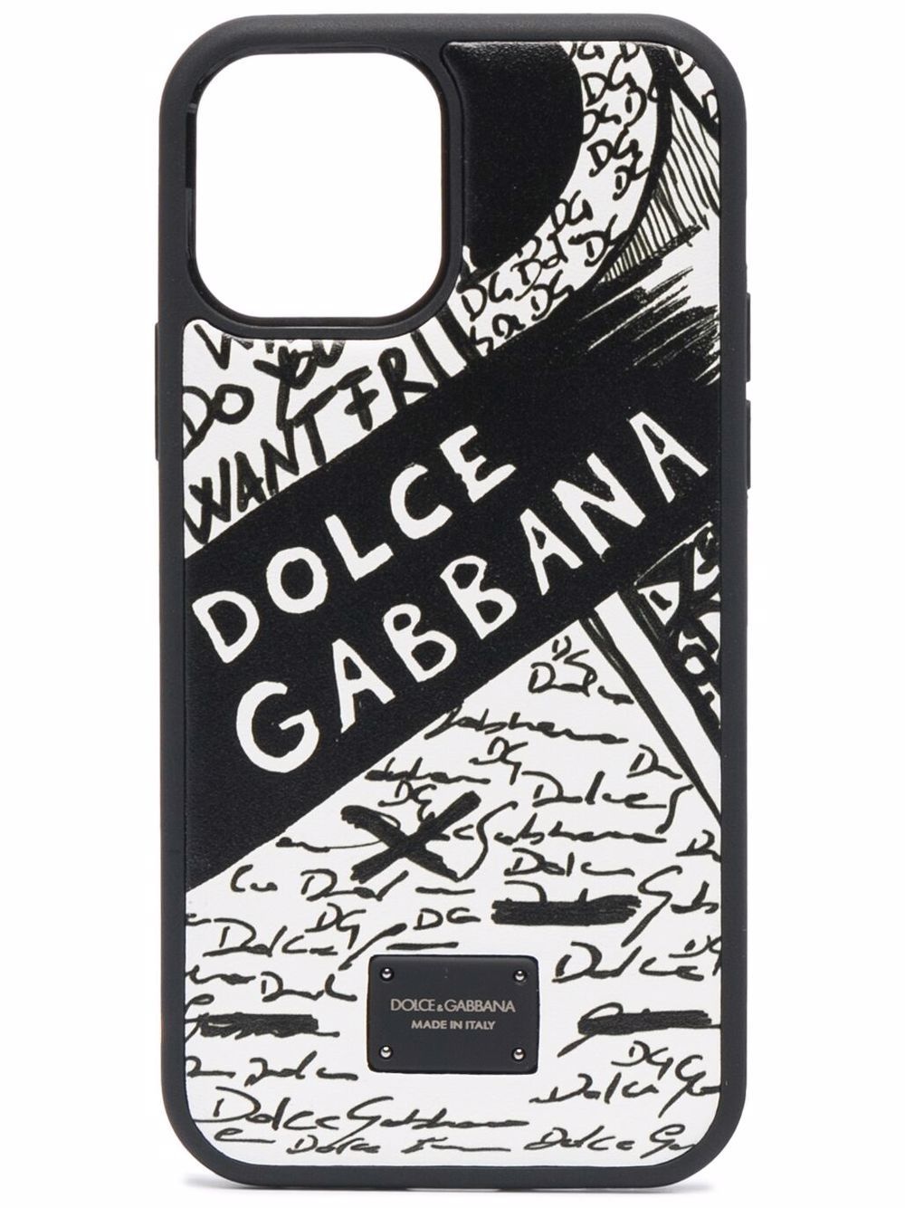 logo-print iPhone 12 case - 1