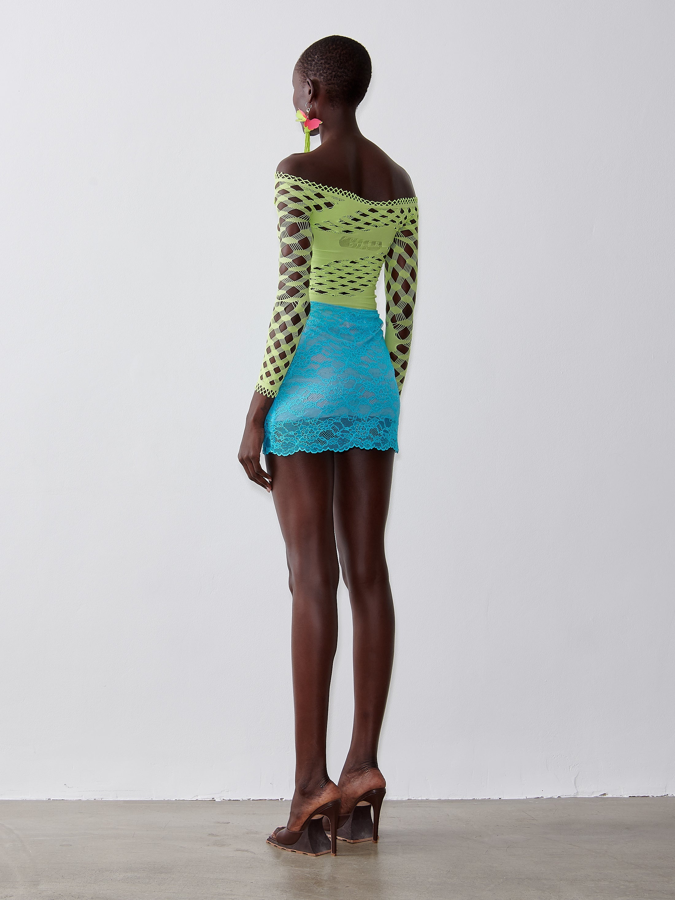 BETTY MINI SKIRT WKD BLUE - 4