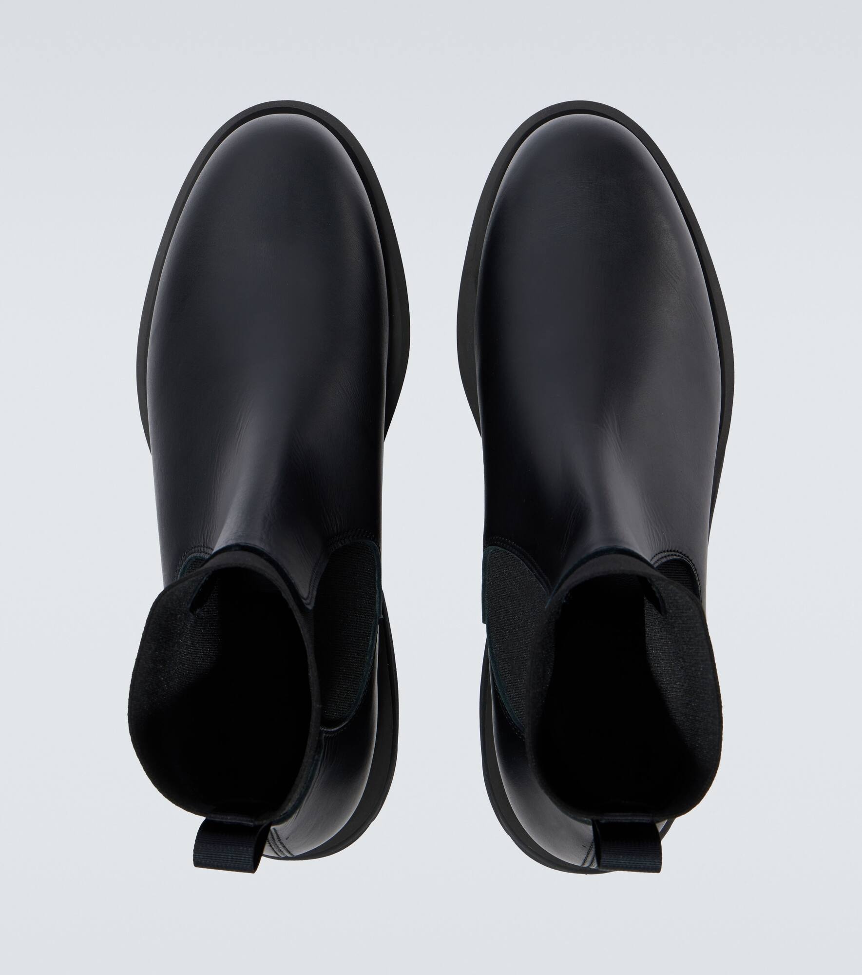 Leather Chelsea boots - 4