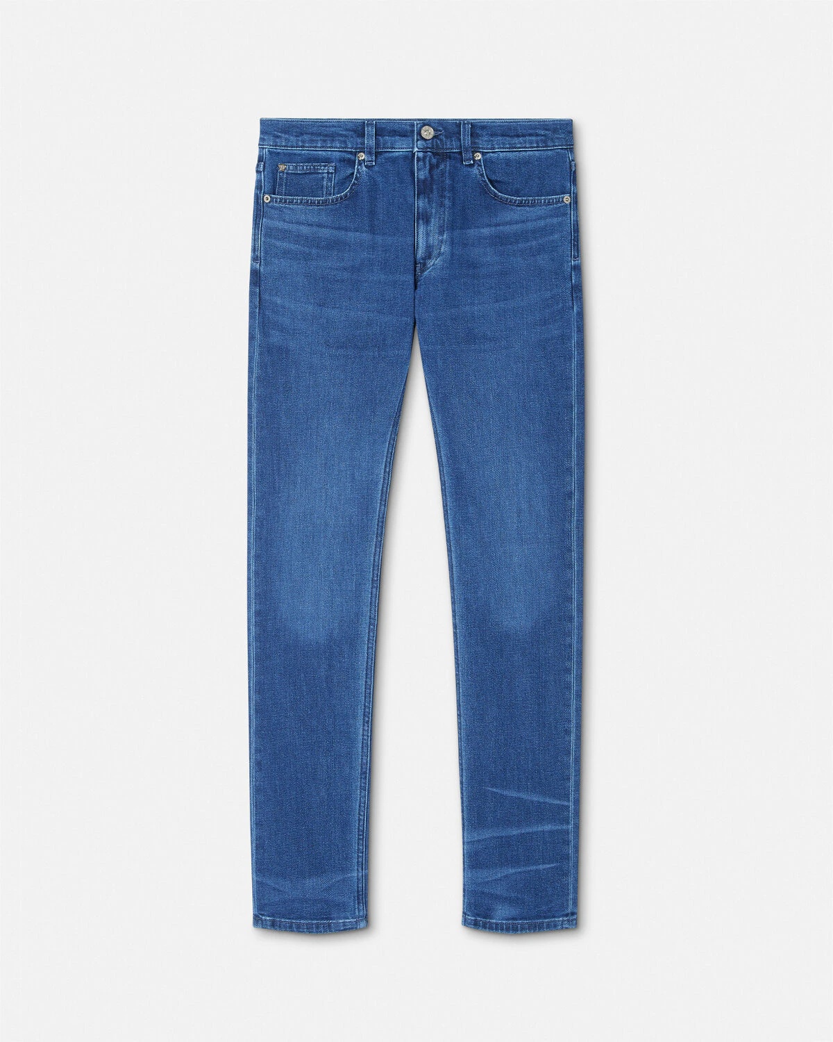 Embroidered Slim Fit Jeans - 1