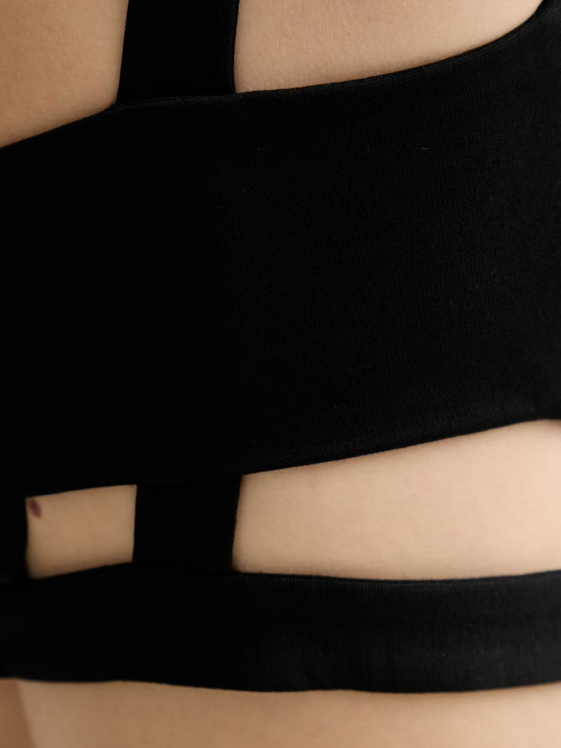 Koryn cut-out crop top 5