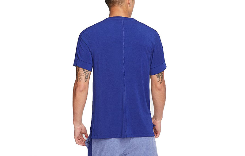 Nike Nike Training Sports Quick Dry Breathable Short Sleeve Blue BV4035-455 outlook