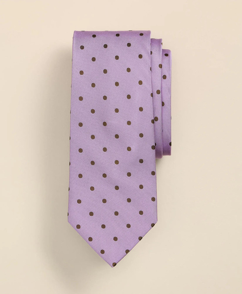 Silk-Cotton Dot Tie 1