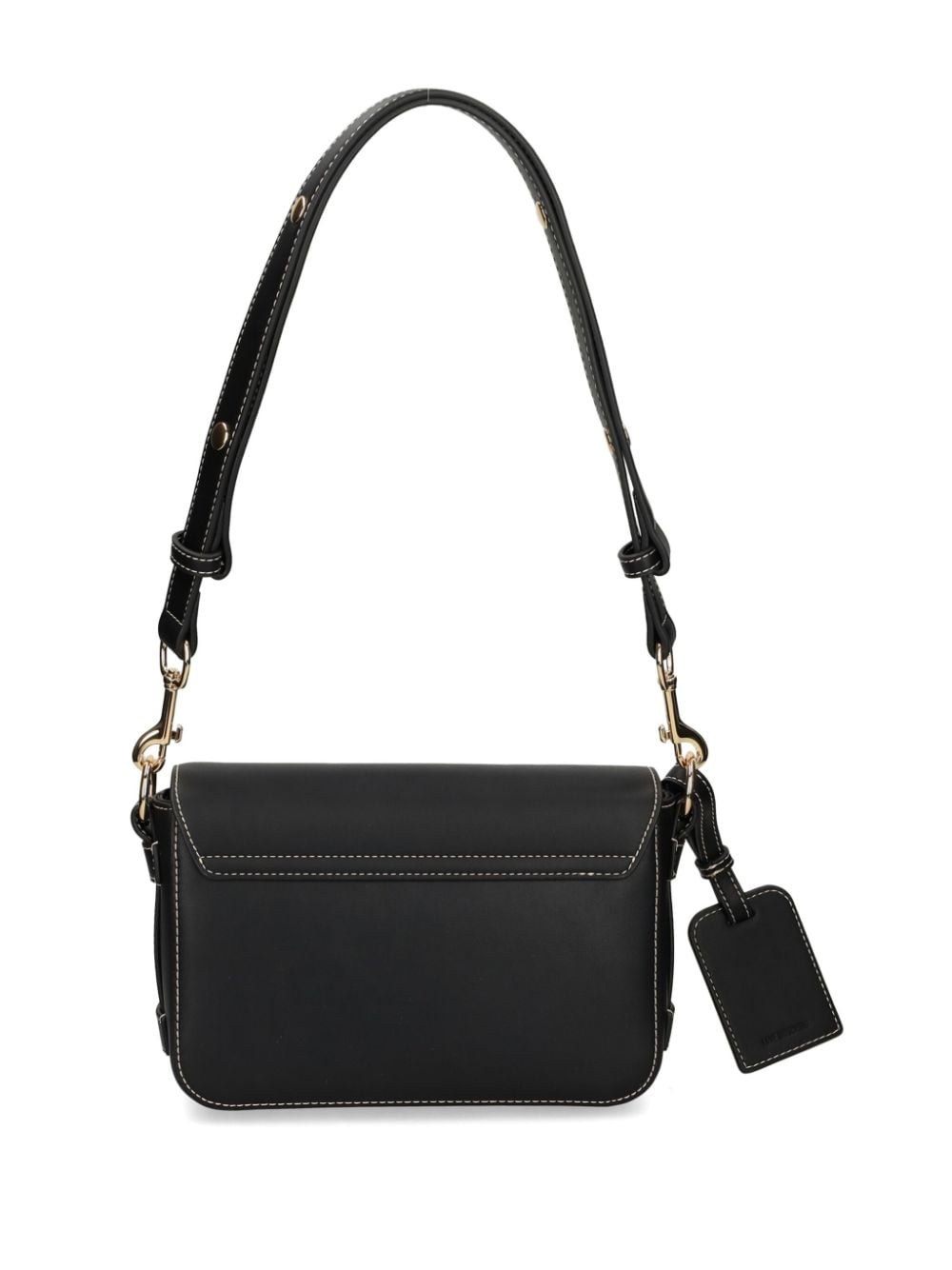 logo-eyelet faux-leather shoulder bag - 2