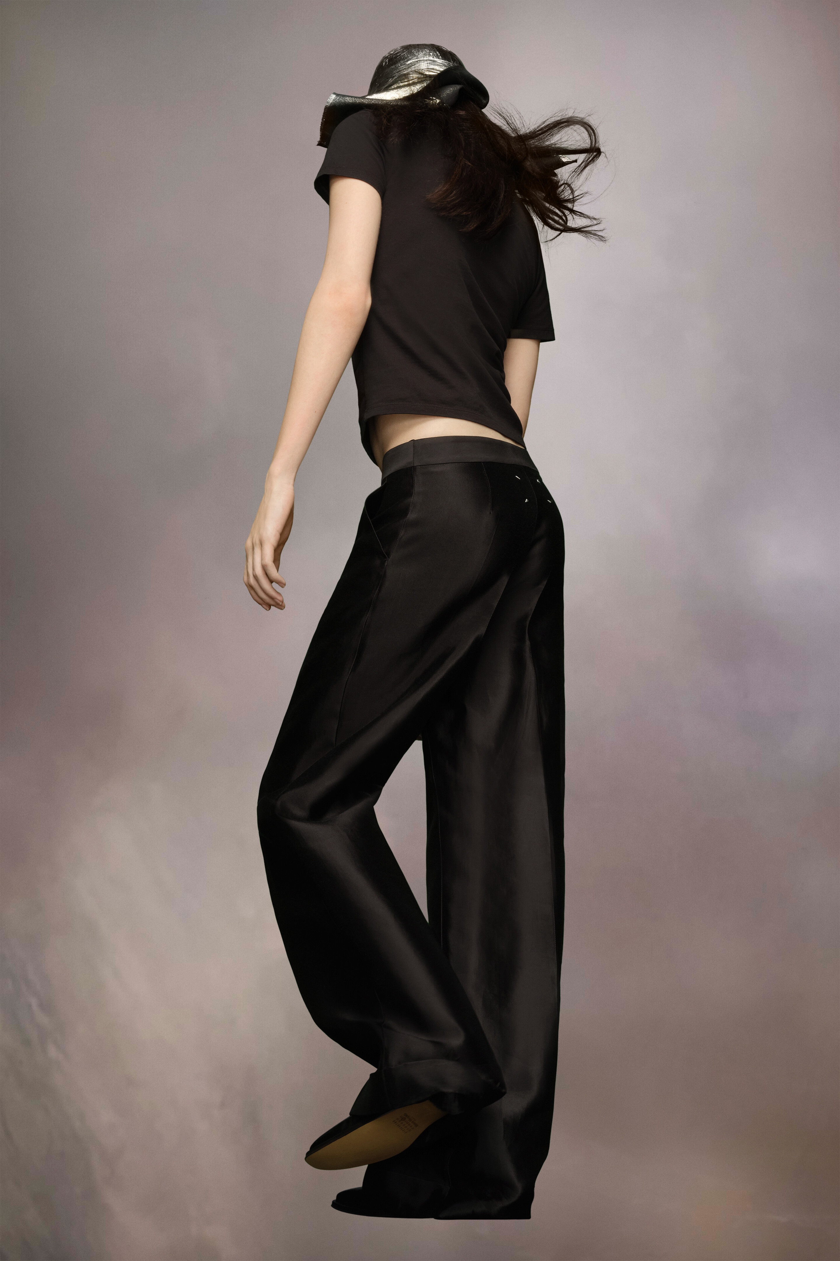 Mikado silk trousers - 4