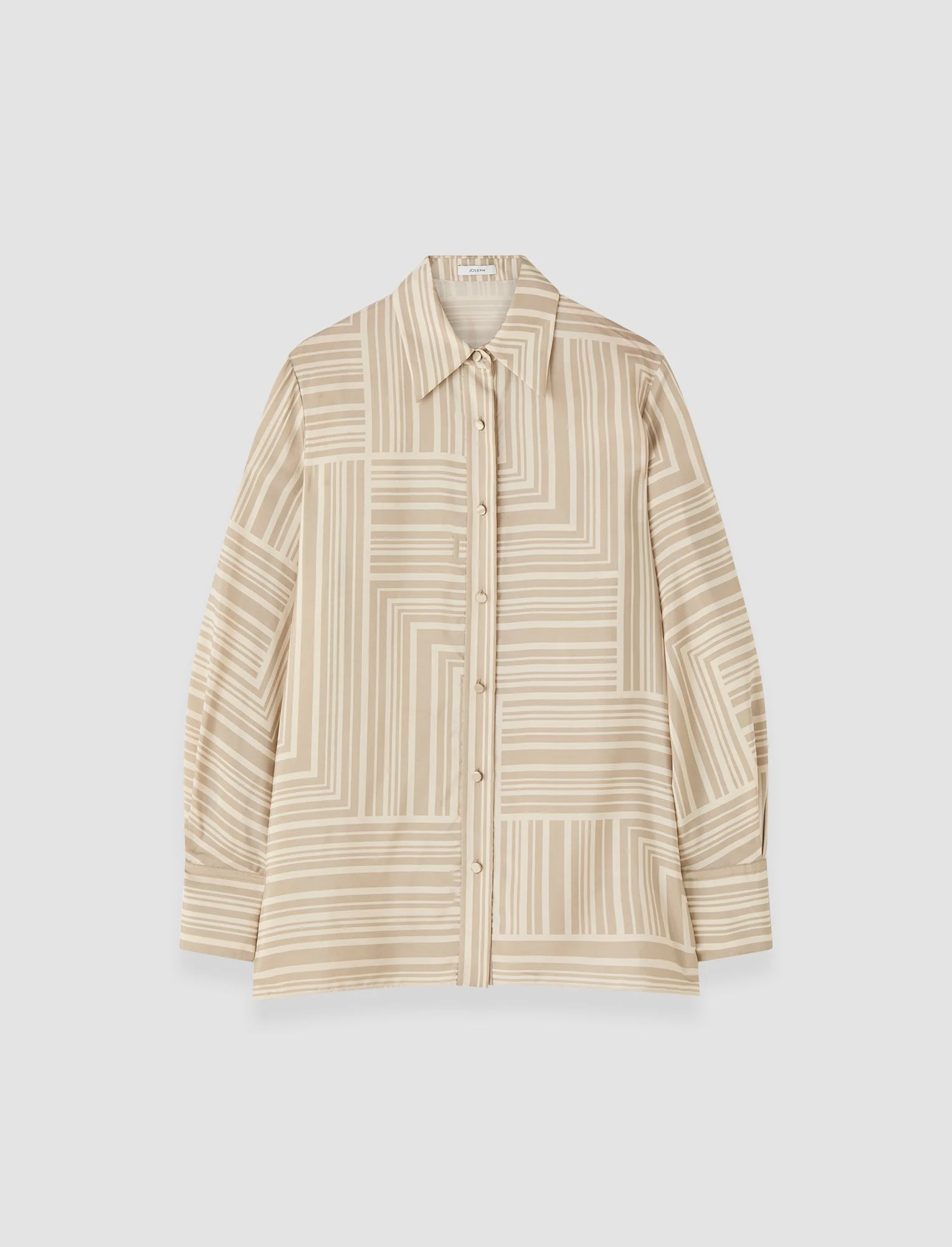 Atlan Printed Silk Blouse - 1