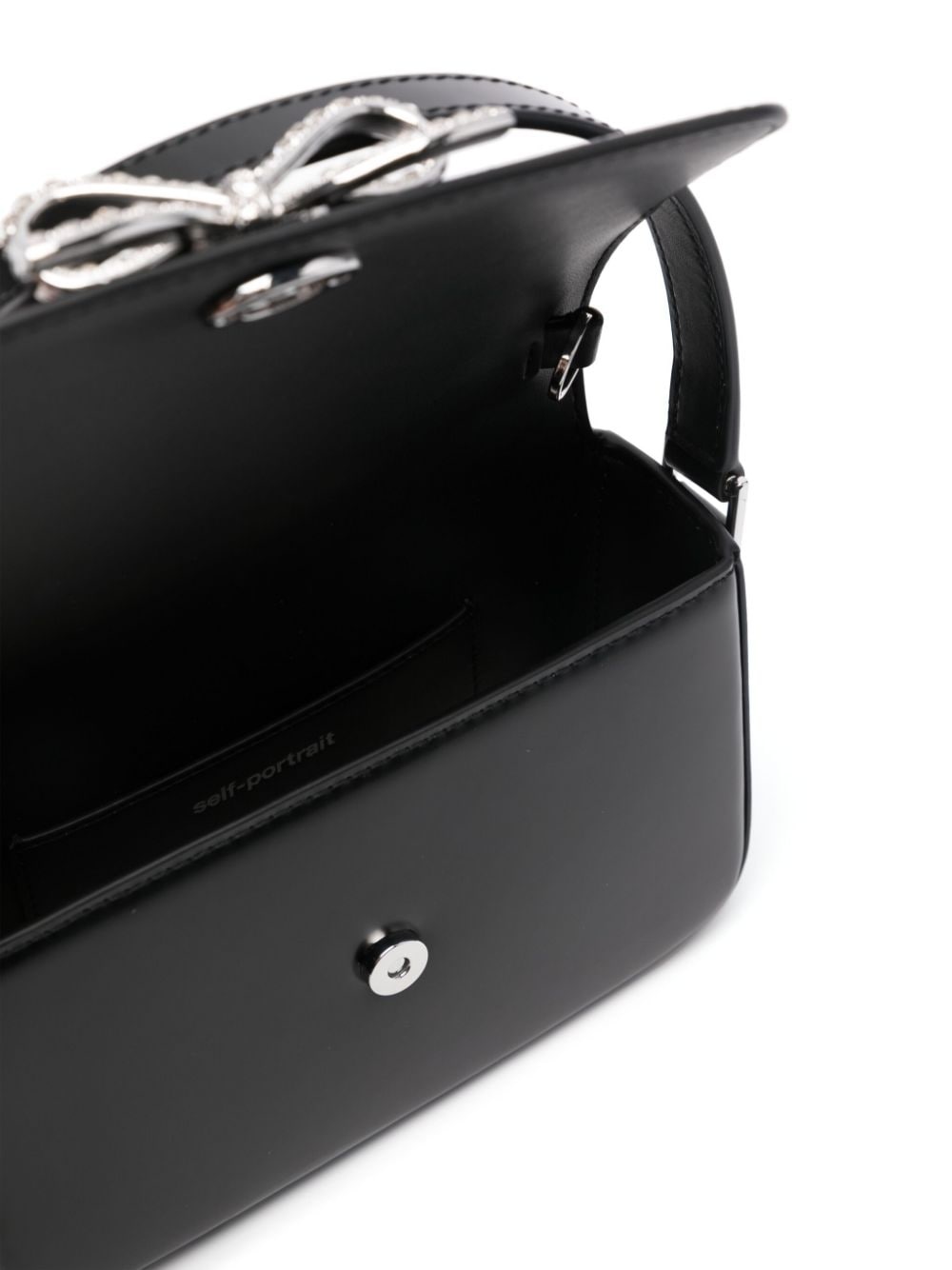 bow-detail leather cross body bag - 5