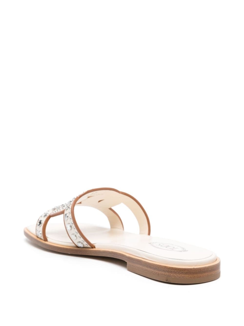 studded leather sandals - 3