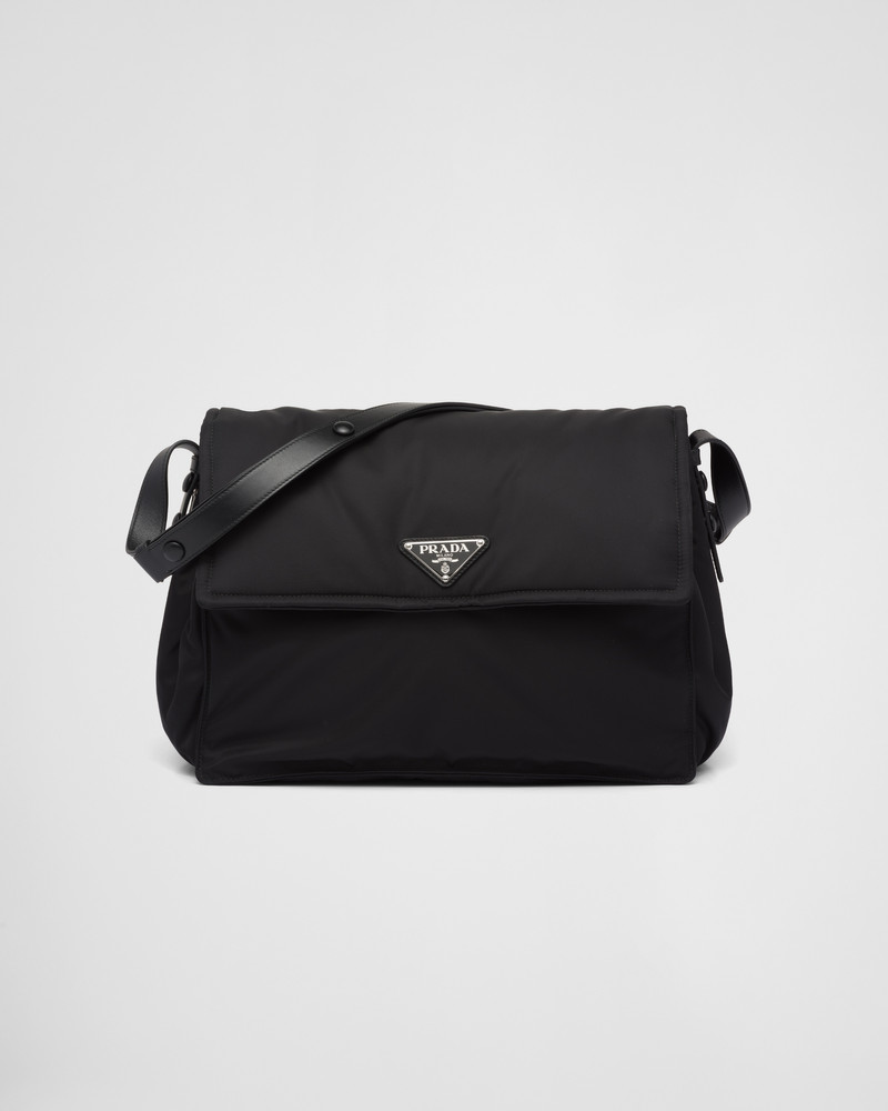 Re-Nylon large padded shoulder bag 1