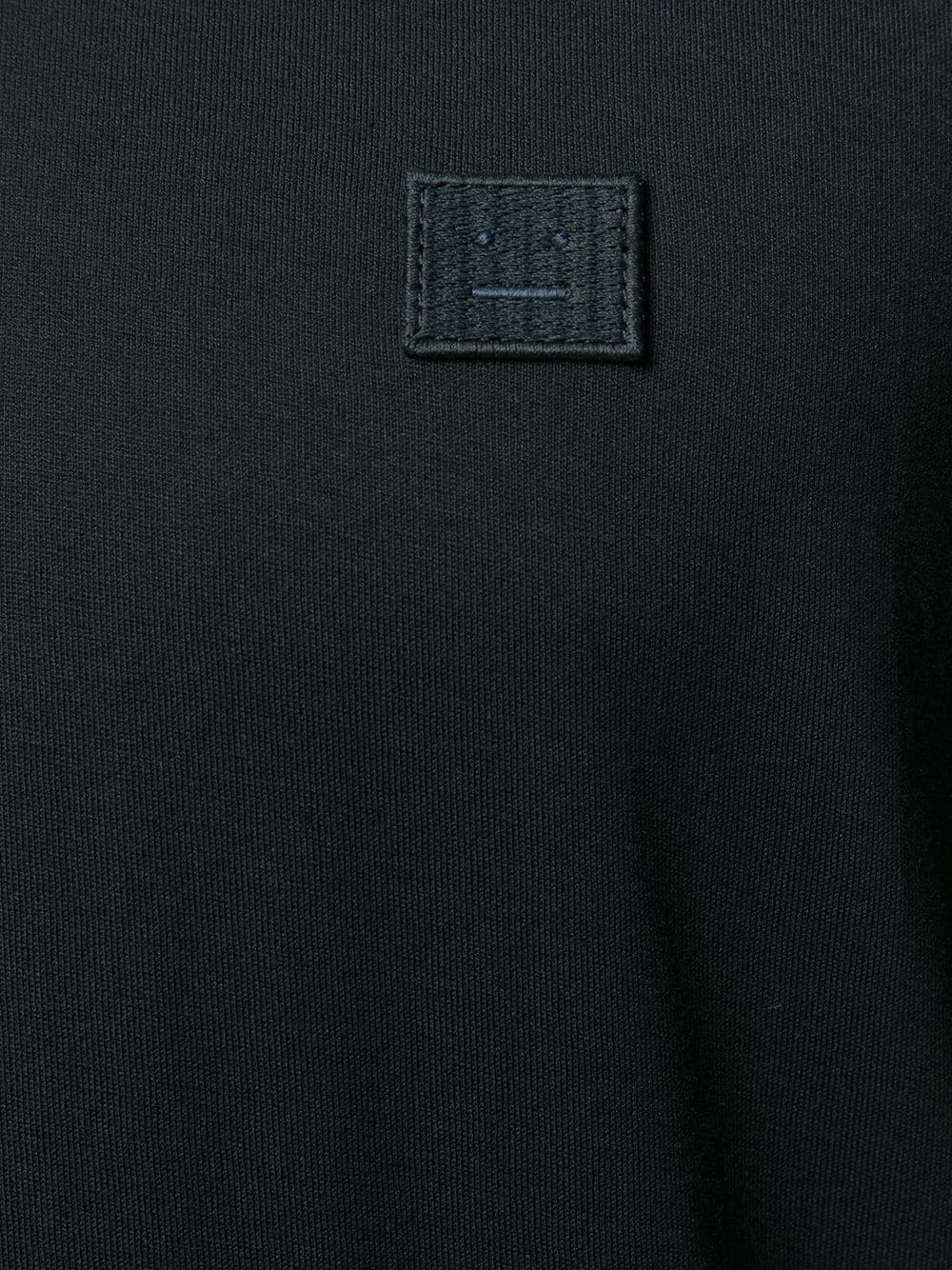 face-patch crew neck T-shirt - 6