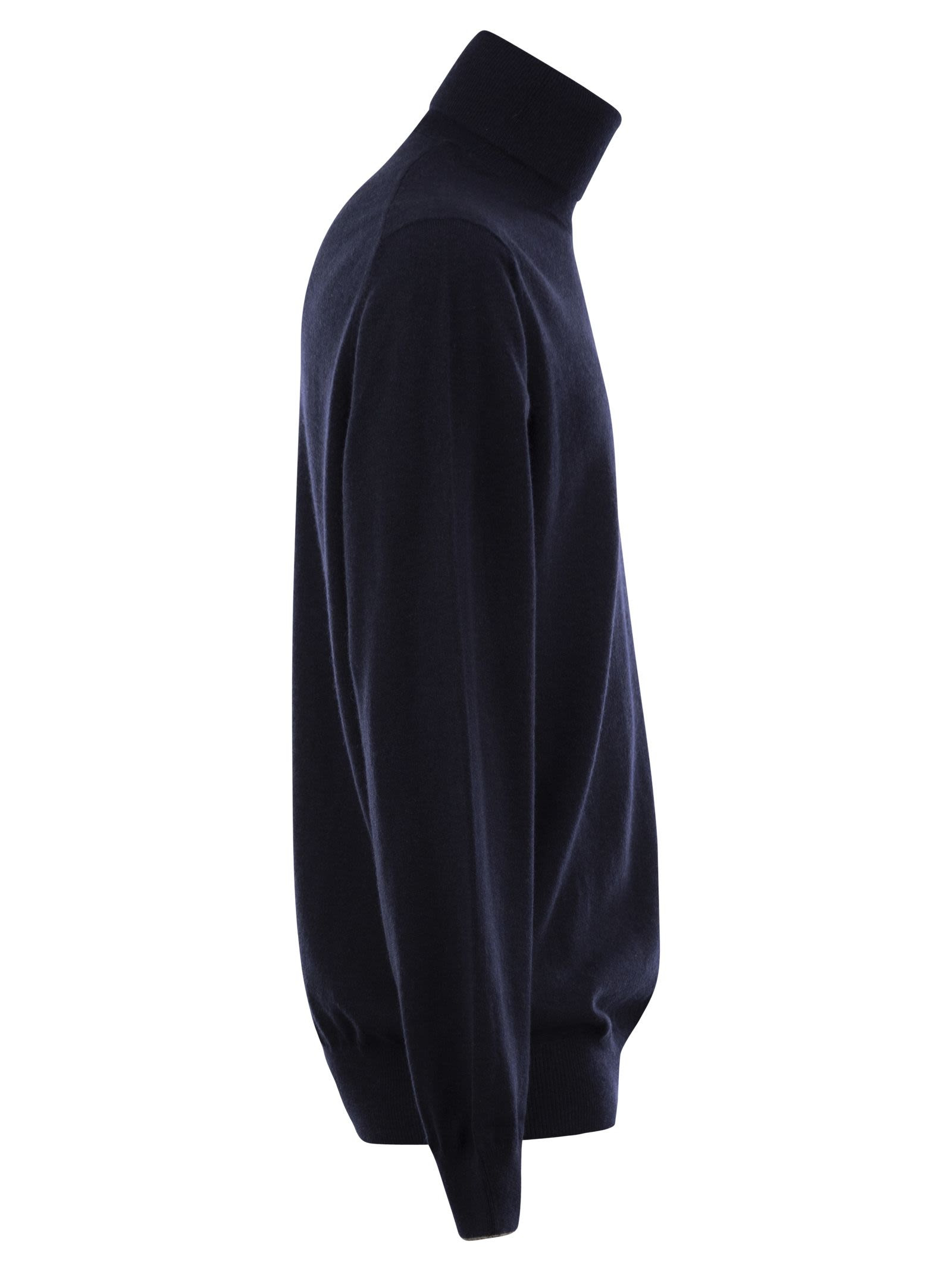 Brunello Cucinelli Men Cashmere Turtleneck Sweater - 3
