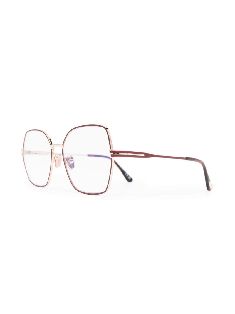 TOM FORD side logo-plaque detail glasses outlook