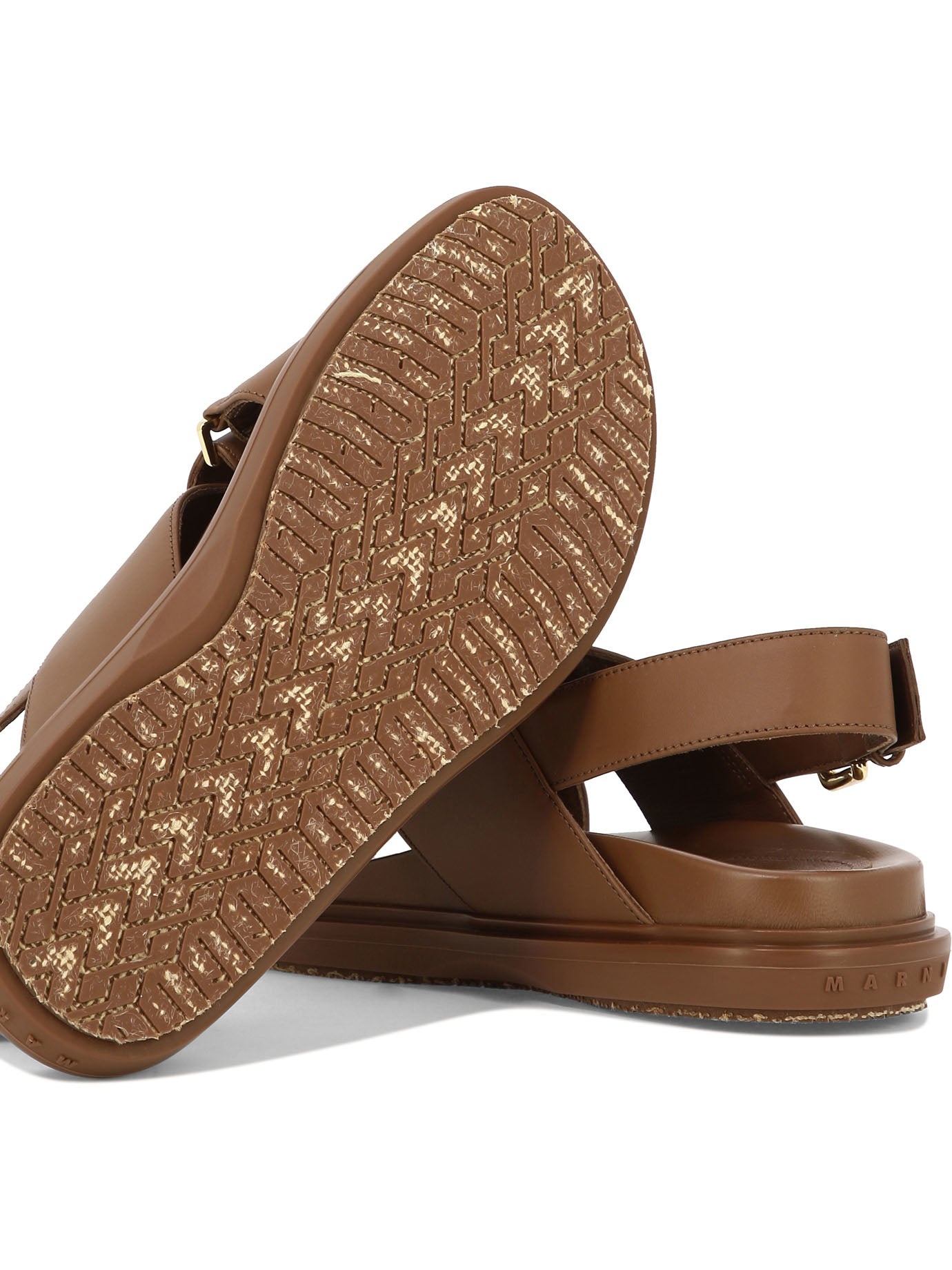 サンダル・ミュール MARNI Women Sandals 92446 SBMS010400P3628 90988 Beige Marni Bubble Twisted Sandals | Neutrals | FARFETCH