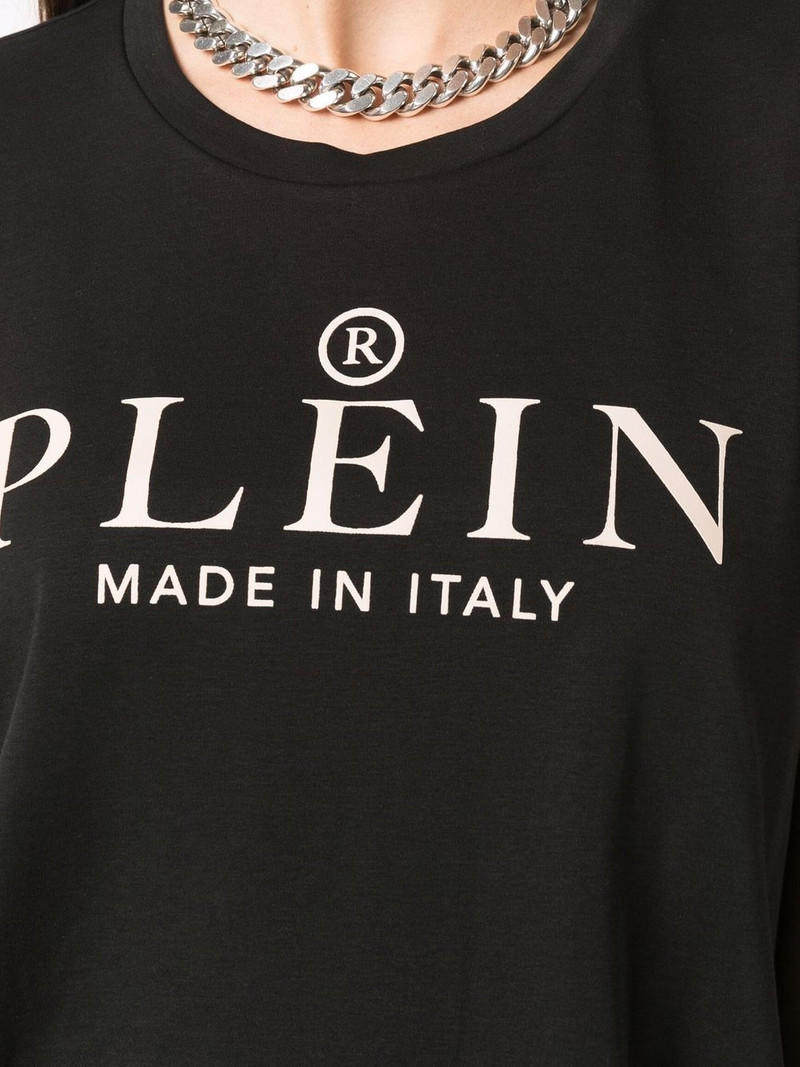 Iconic Plein short-sleeve cropped T-shirt 5