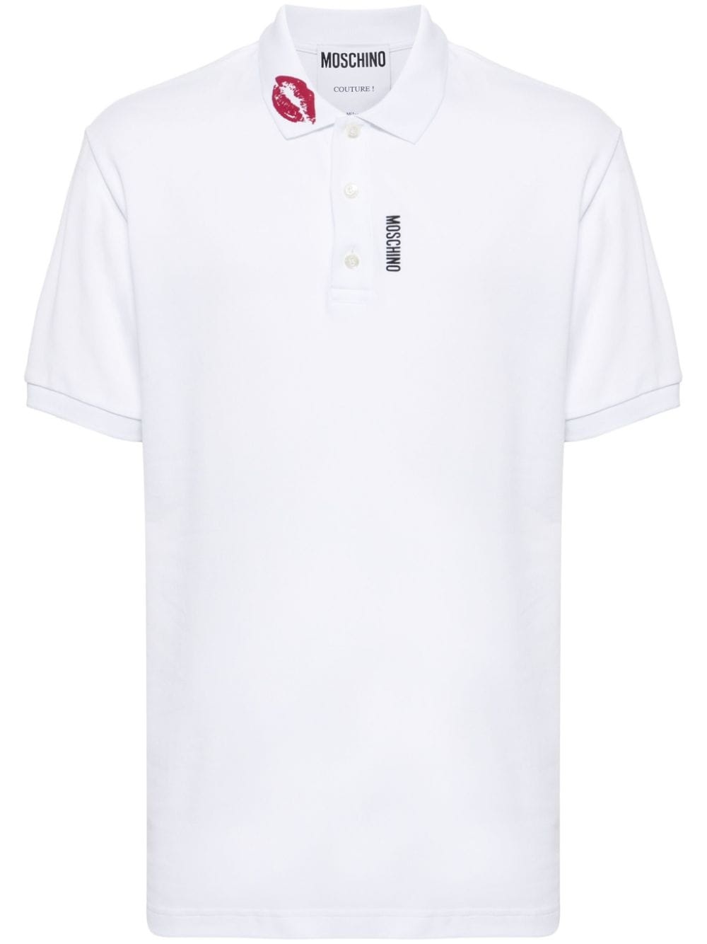 logo-print polo shirt - 1