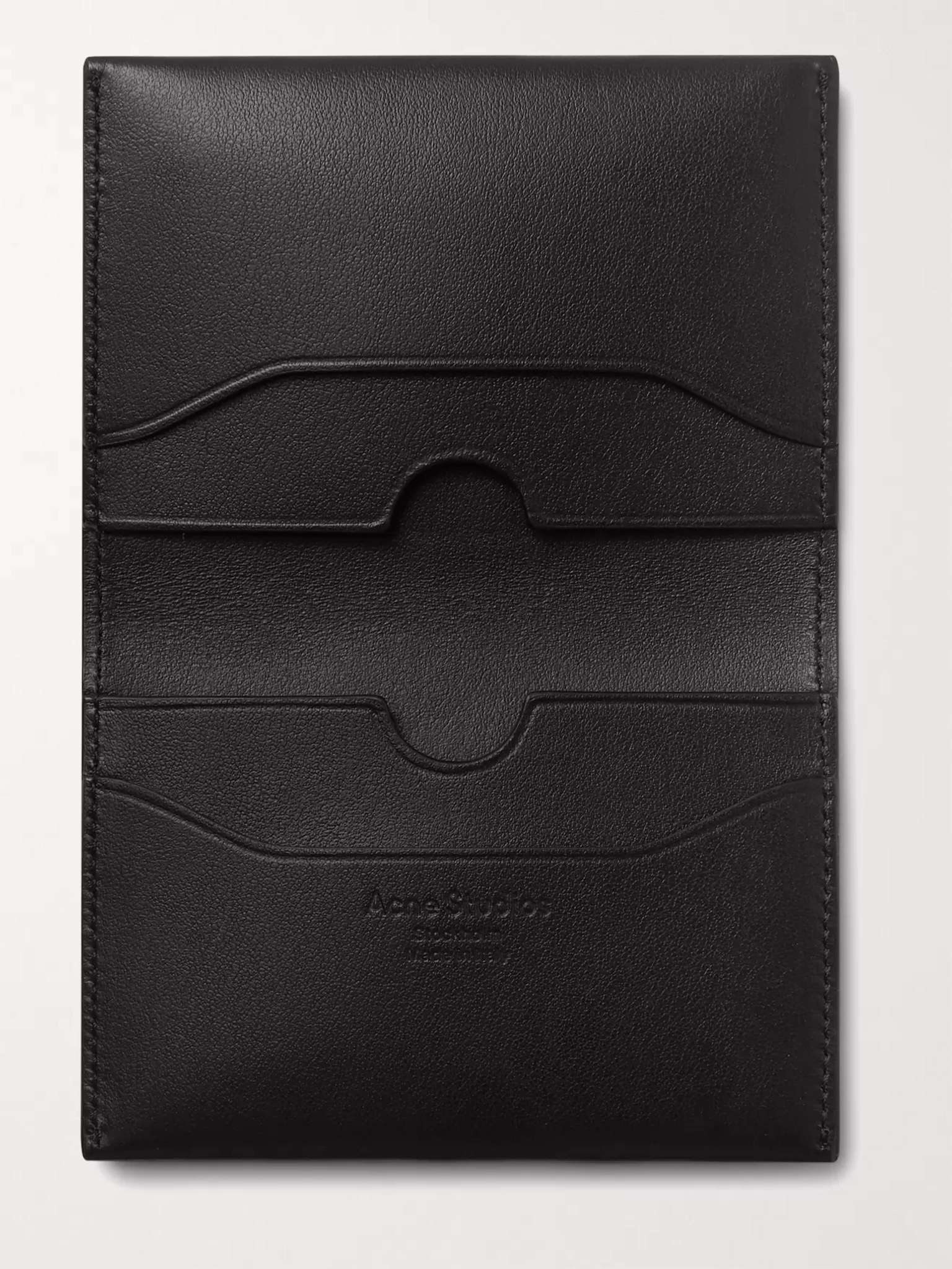 Logo-Print Leather Billfold Wallet - 2