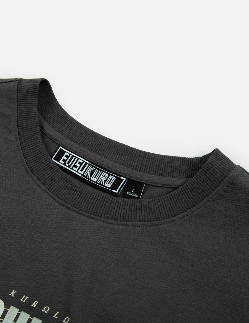 Logo and Kamon Print T-Shirt 9