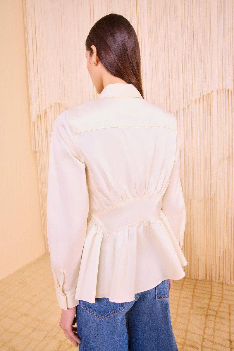 Juna Long Sleeve Peplum Blouse 4