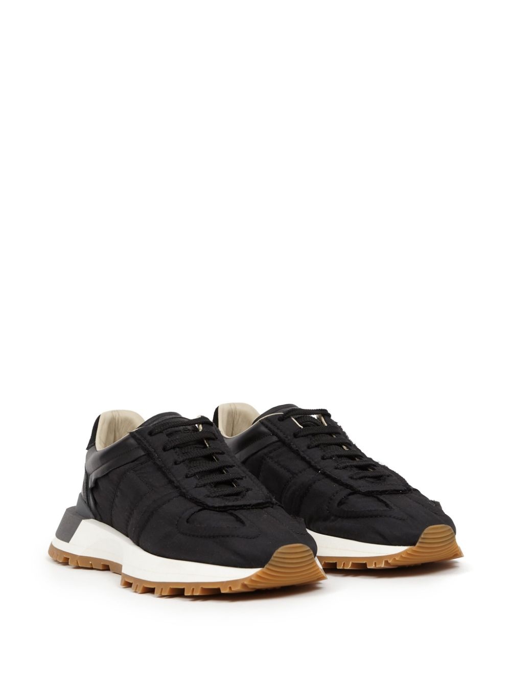 debossed code-sole sneakers - 2