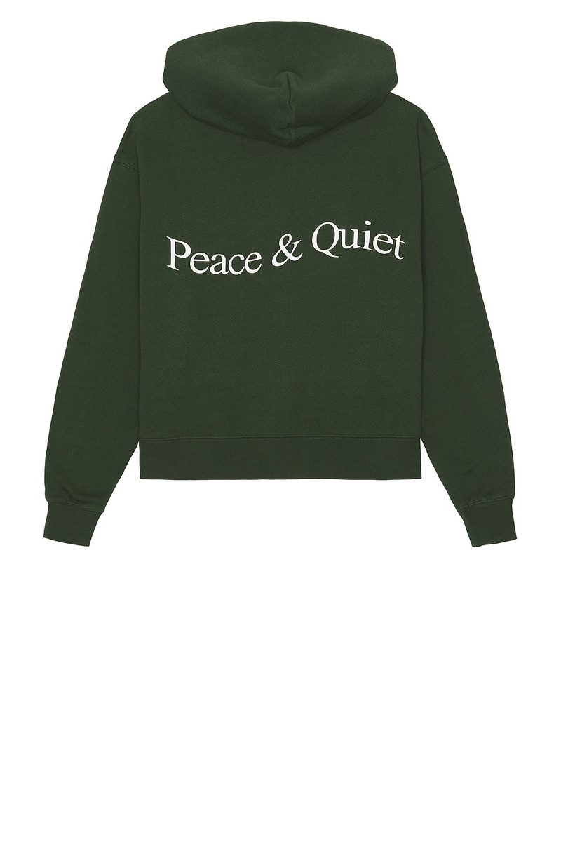 Museum of Peace & Quiet Wordmark Zip Up Hoodie outlook