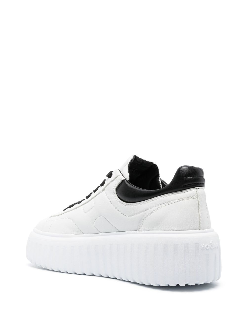 logo-embroidered low-top sneakers - 3