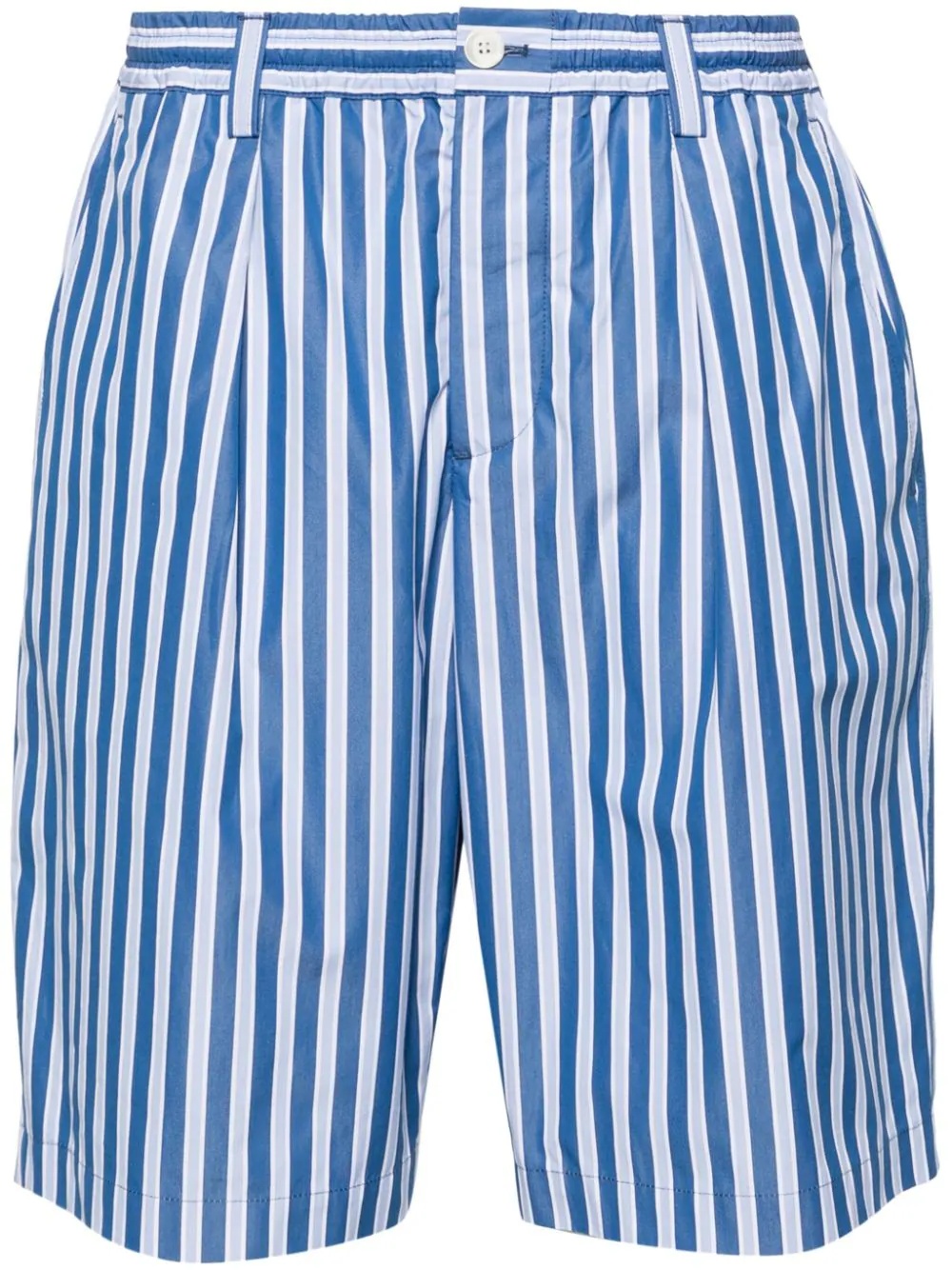 Drawstring Bermuda Pants - 1