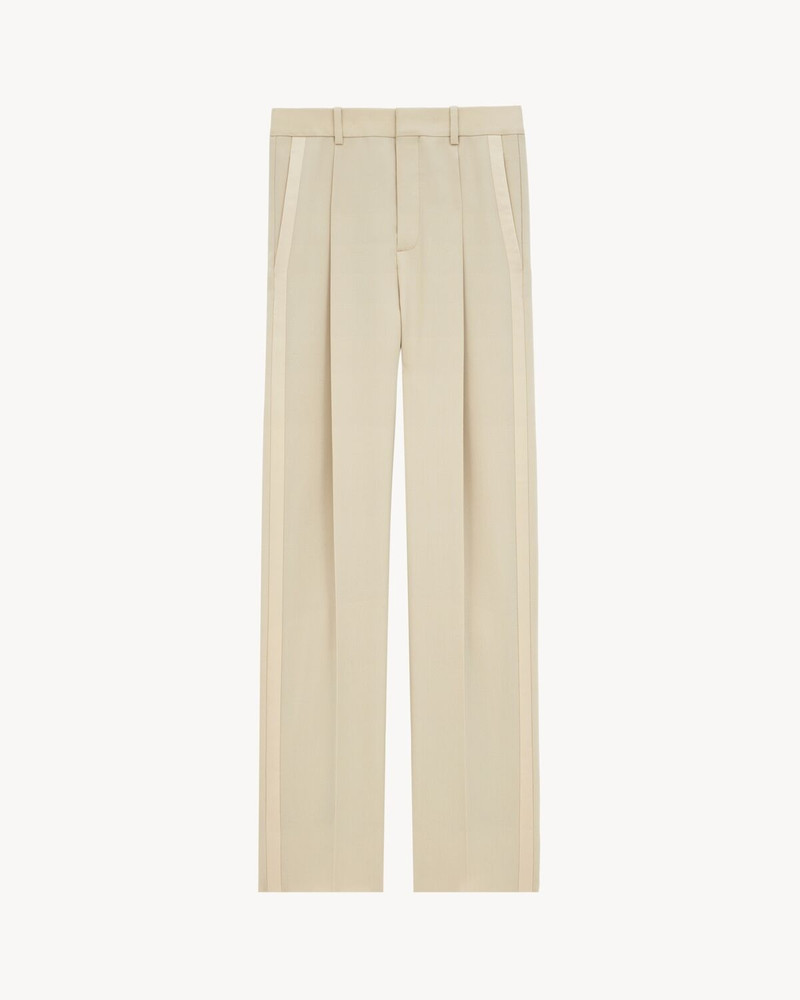 HIGH-WAISTED PANTS IN LIGHT WOOL - 1