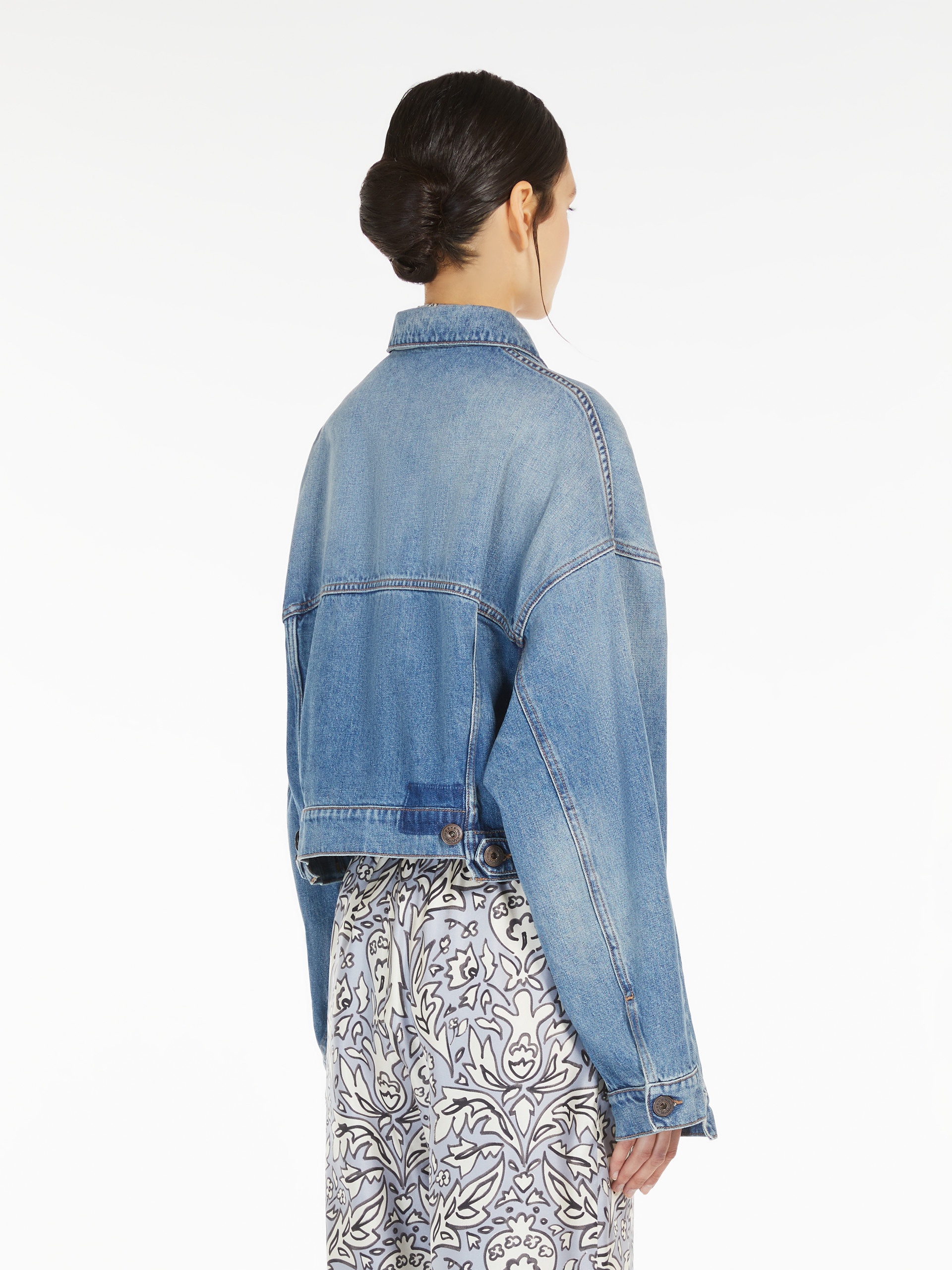 FIUMANA Cropped denim jacket - 4