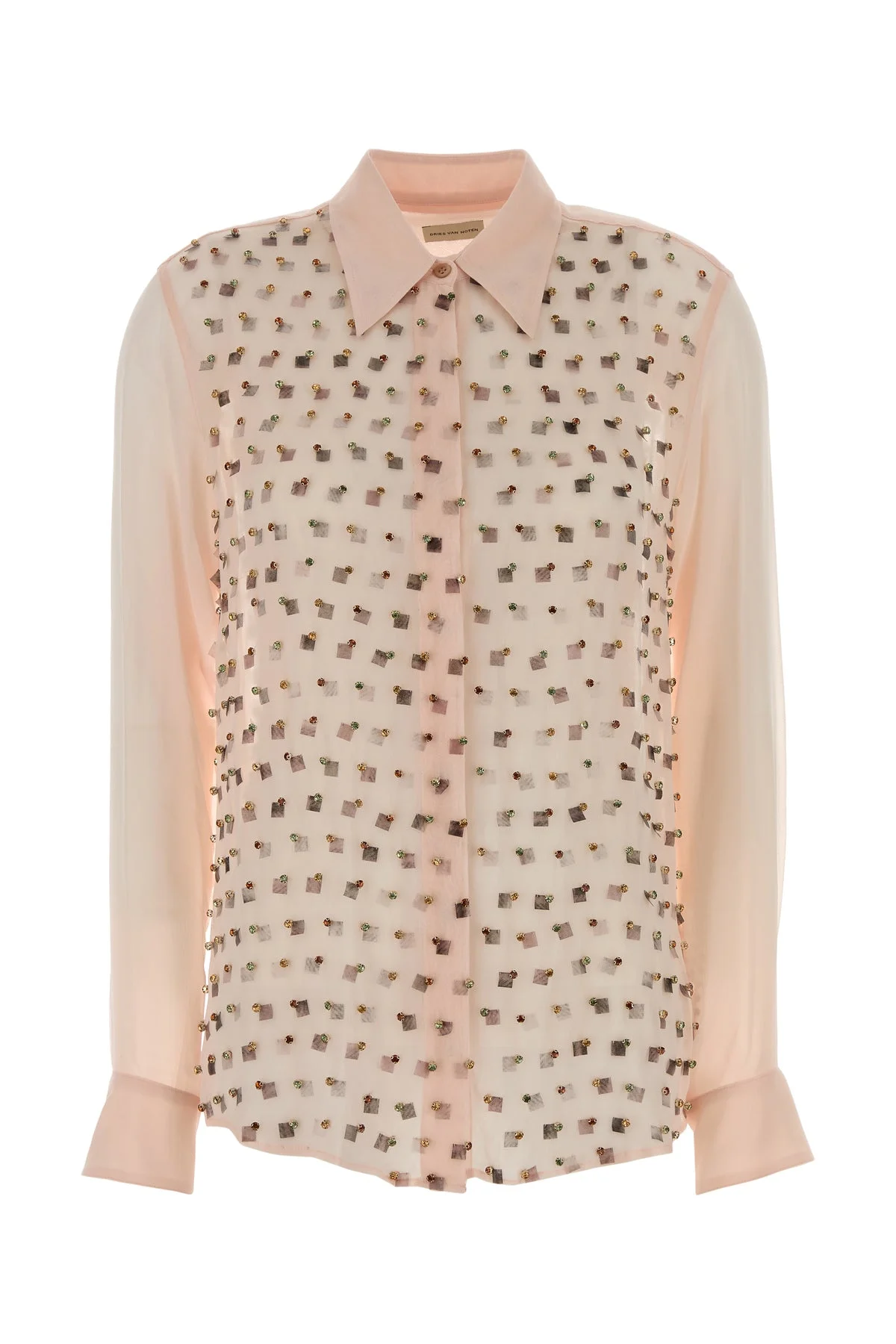 Pastel pink viscose Chowy shirt - 1