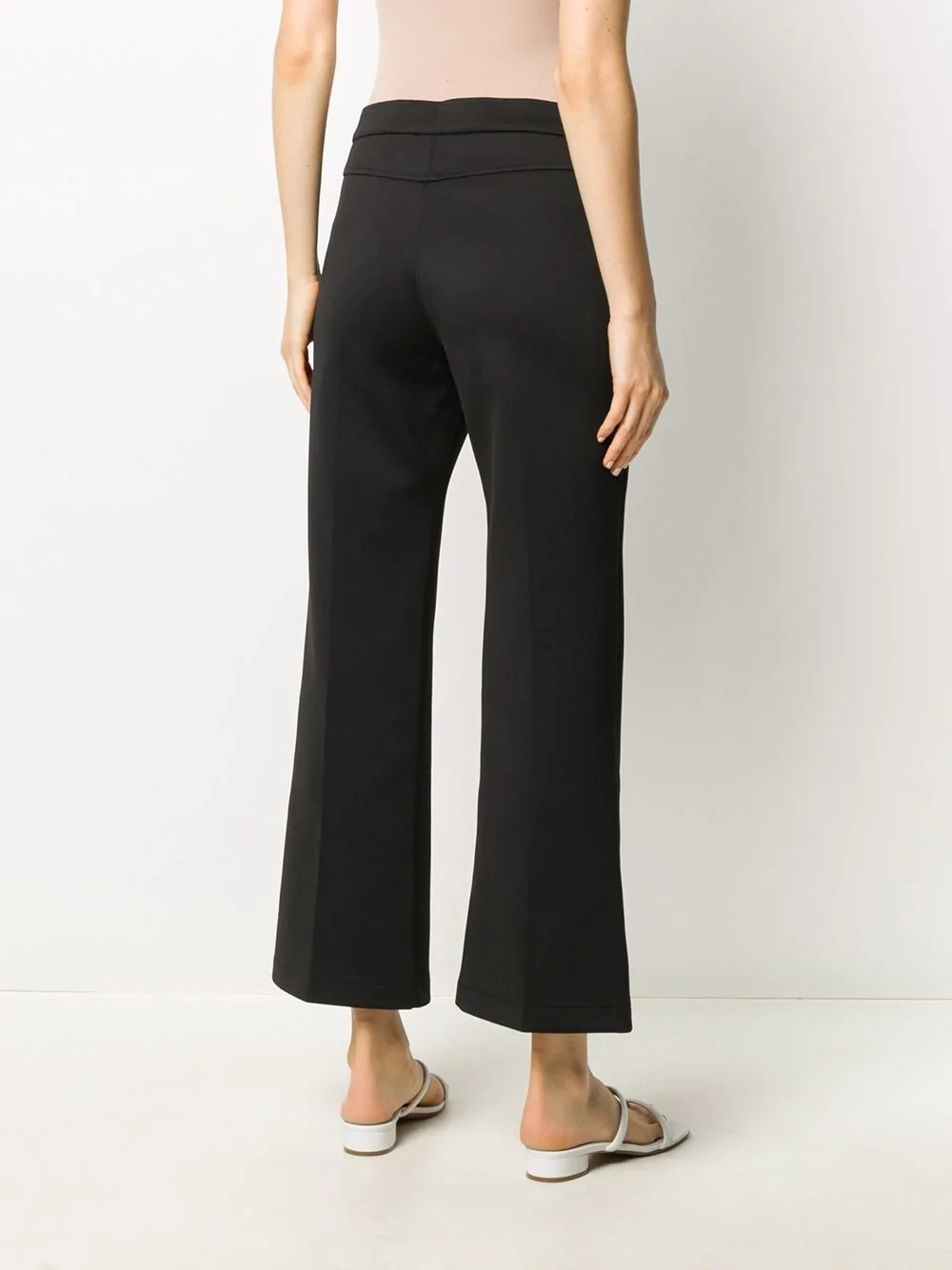 cropped flared trousers - 4