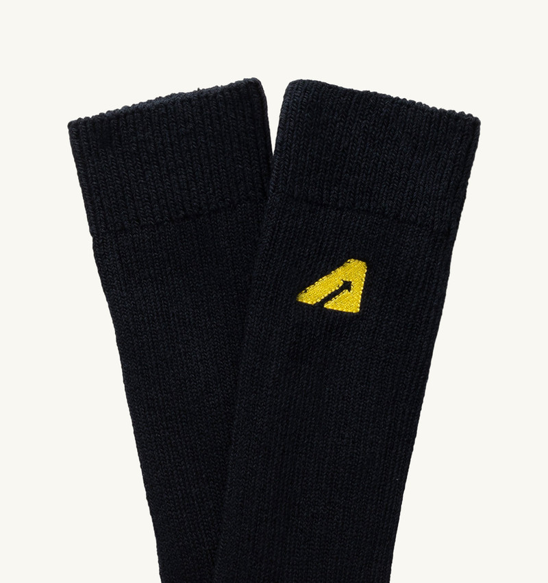 AUTRY UNISEX SOCKS IN BLUE KNITTED COTTON outlook