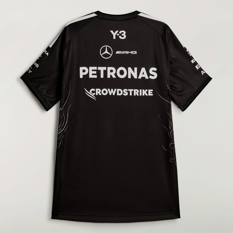 Y-3 MERCEDES - AMG PETRONAS FORMULA 1 TEAM DRIVER SHORT SLEEVE JERSEY 3