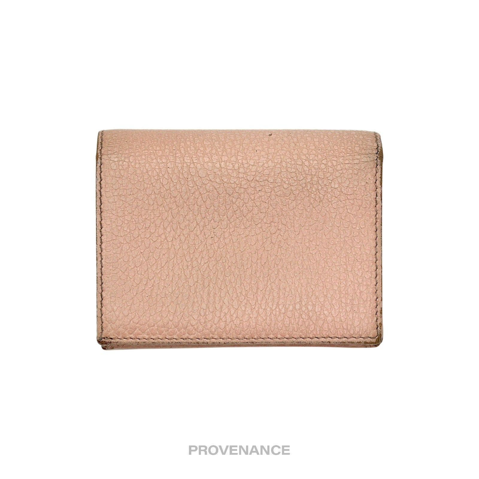 Gucci GG Marmont Card Holder Wallet - Pink Leather - 2