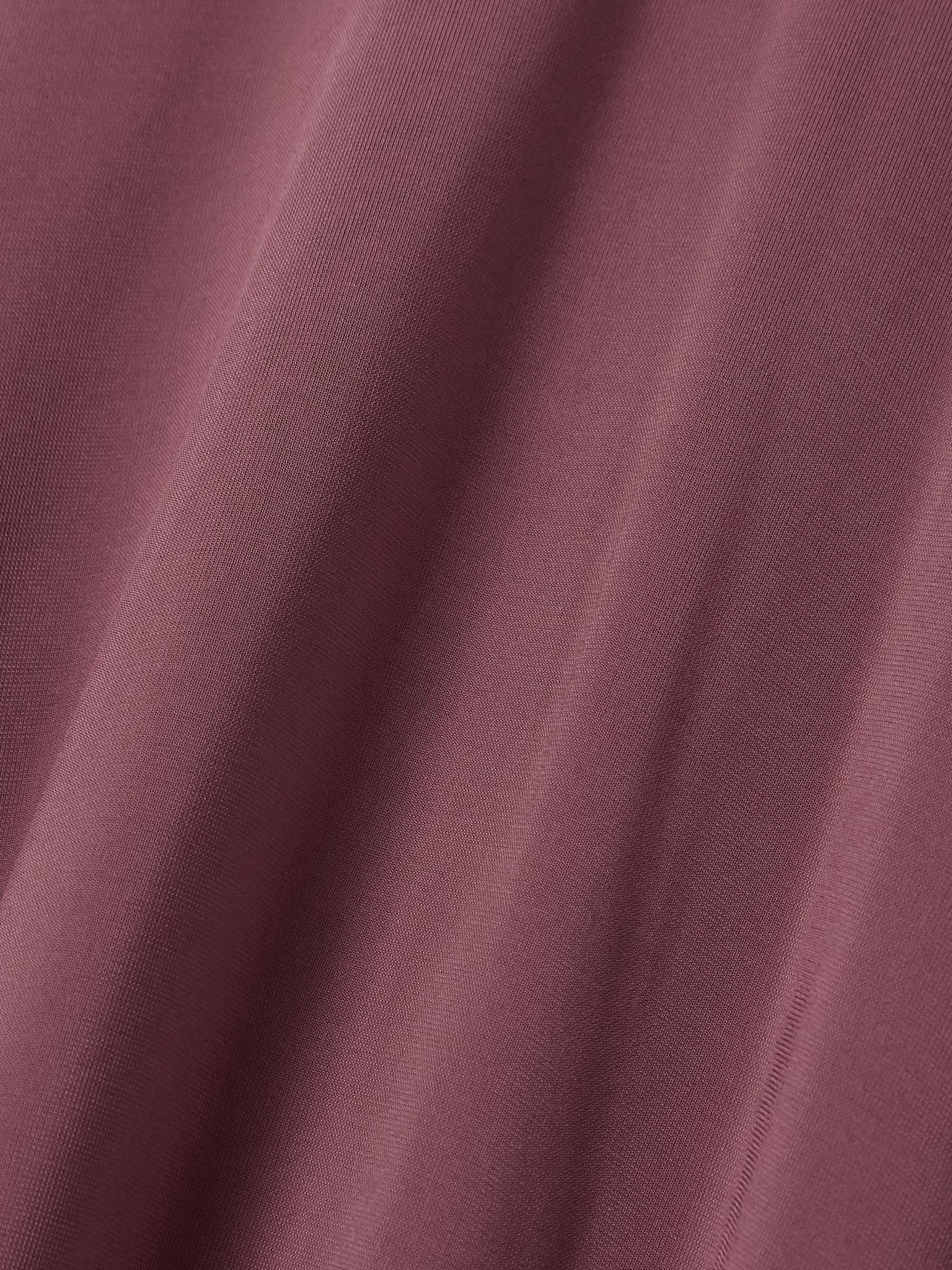 Vina gathered stretch-jersey maxi dress Grape - 4