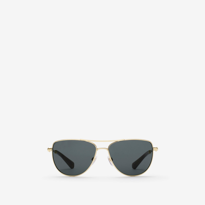 Metal Logo Square Sunglasses 1