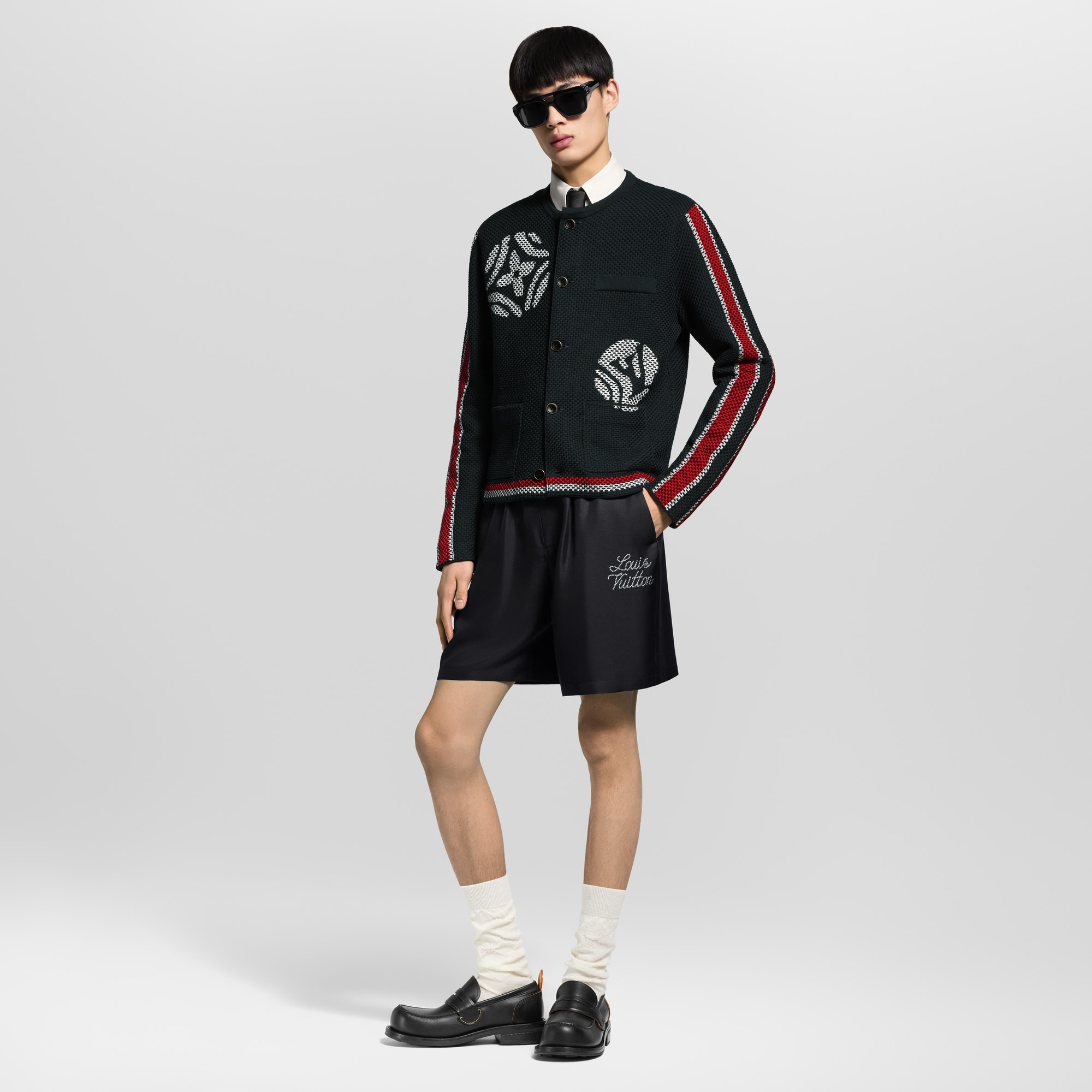 Printed Signature Silk Shorts - 3