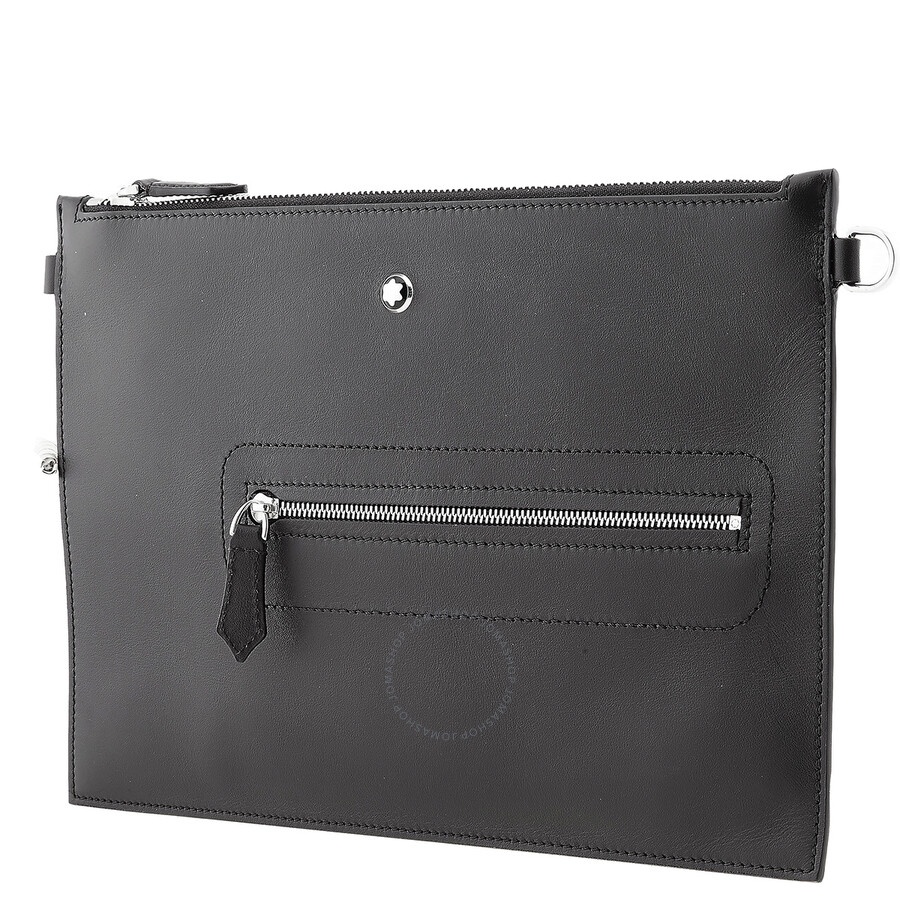 Montblanc Meisterstuck Black Leather Selection Soft Pouch - 5